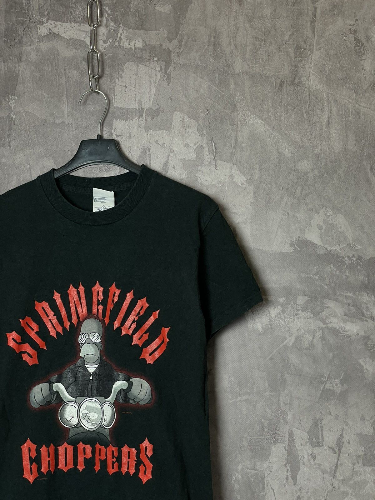 The Simpsons × Vintage Vintage 2004 The Simpsons Biker T Shirt Size US S / EU 44-46 / 1 - 3 Thumbnail
