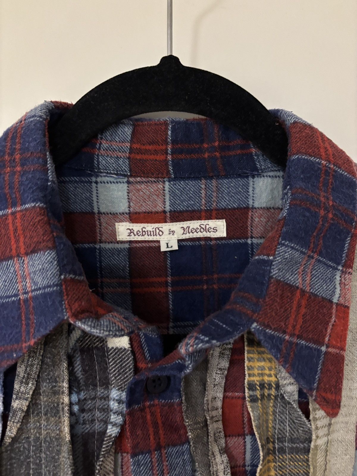 Needles rebuild by Needles ribbon flannel shirt Size US L / EU 52-54 / 3 - 4 Thumbnail