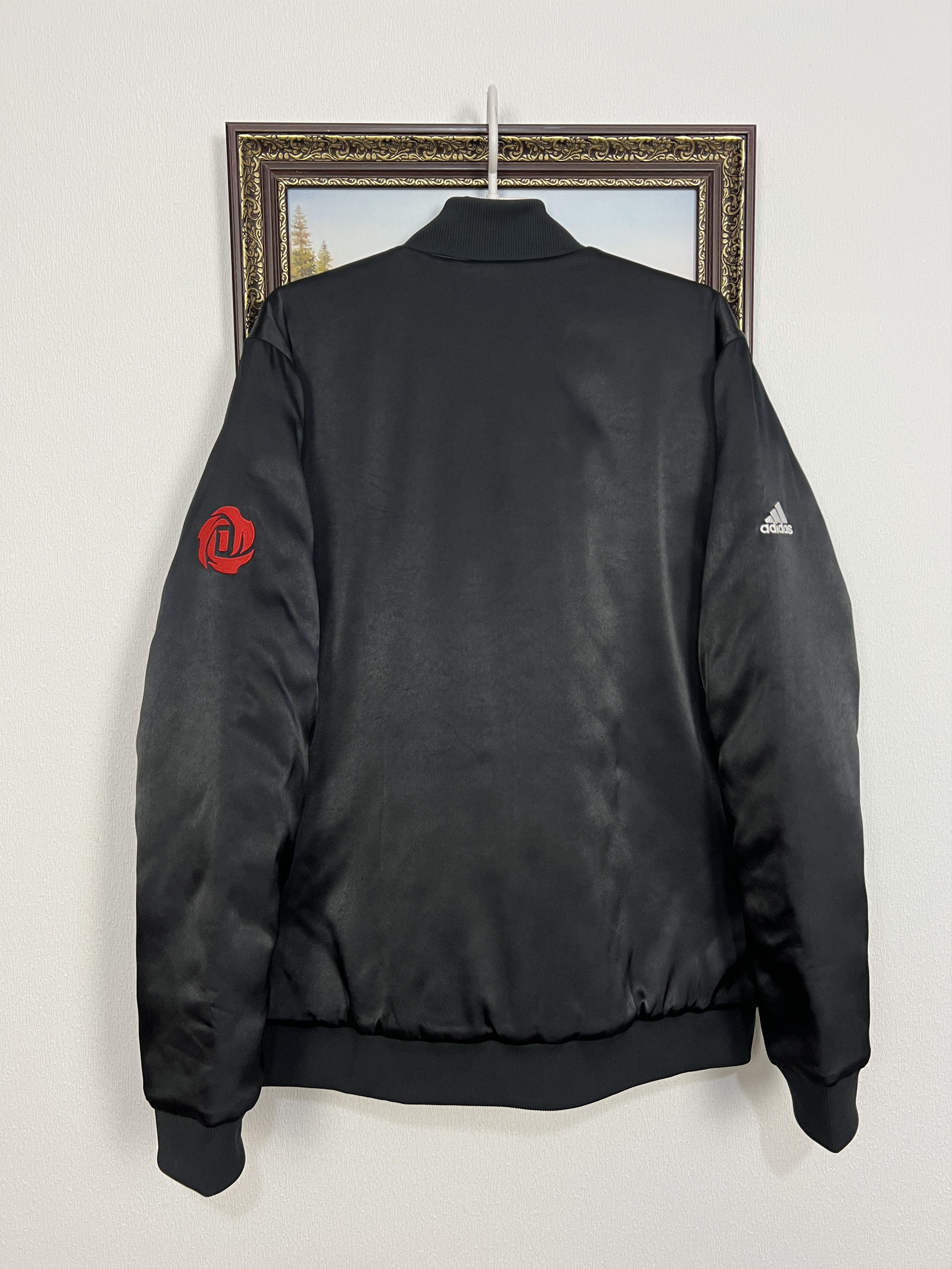 Adidas Adidas Chicago Bulls Derrick Rose Satin Bomber Jacket NBA Size US L / EU 52-54 / 3 - 9 Thumbnail