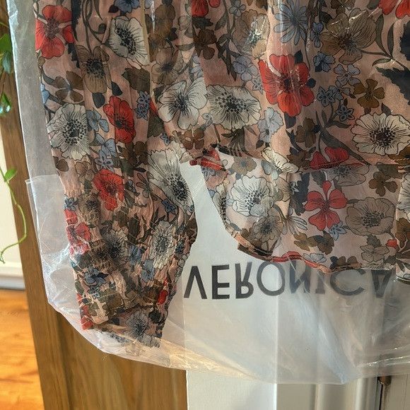 Veronica Beard NEW VERONICA BEARD neha floral top line coral floral small Size S / US 4 / IT 40 - 4 Thumbnail