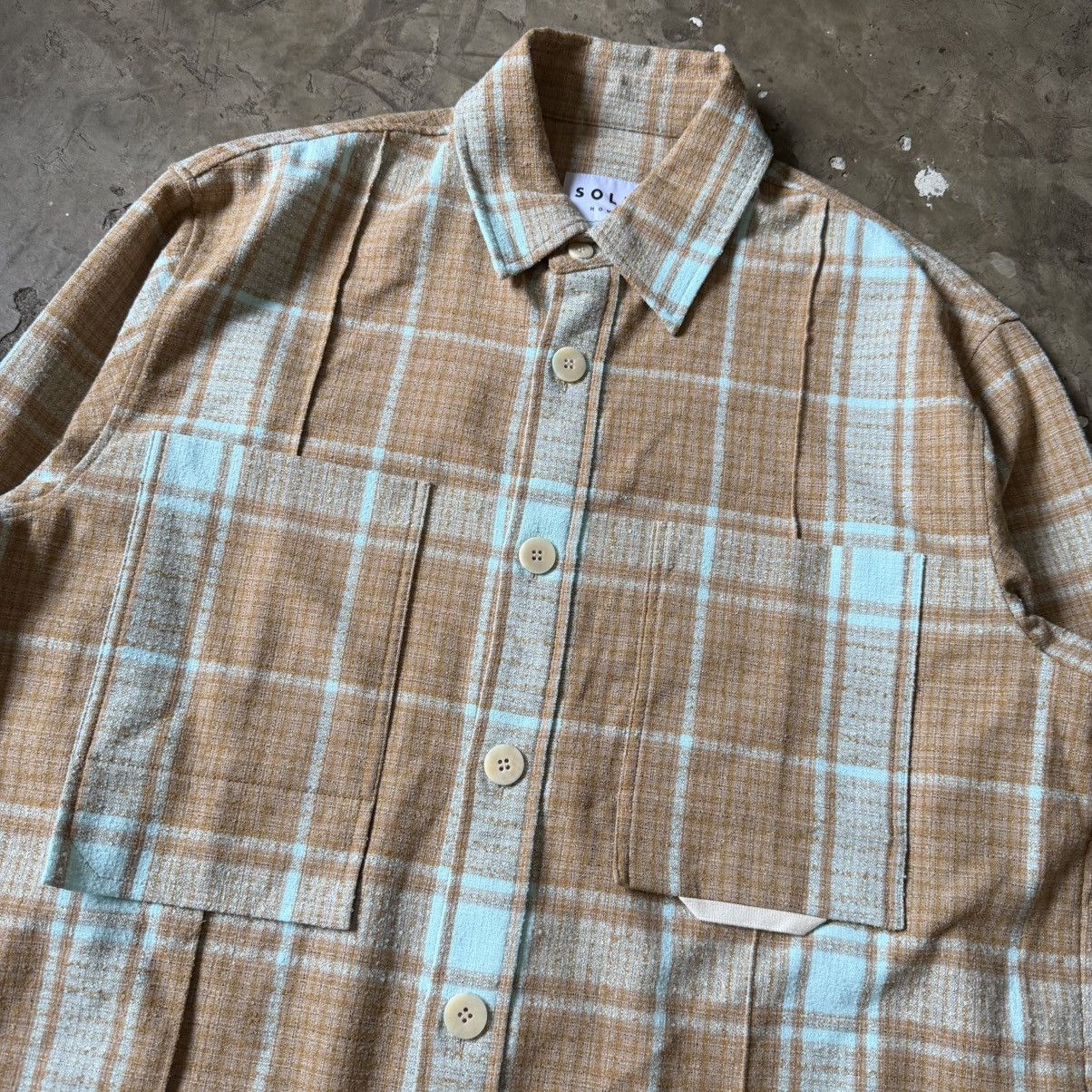 Solid Homme Solid Homme - Oversized Plaid Flannel L/S Size US M / EU 48-50 / 2 - 3 Thumbnail