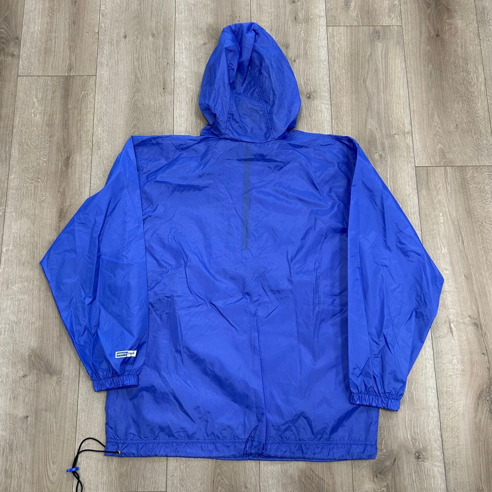 Vintage 90s Sony Handycam blue nylon anorak windbreaker size Medium Size US M / EU 48-50 / 2 - 4 Thumbnail