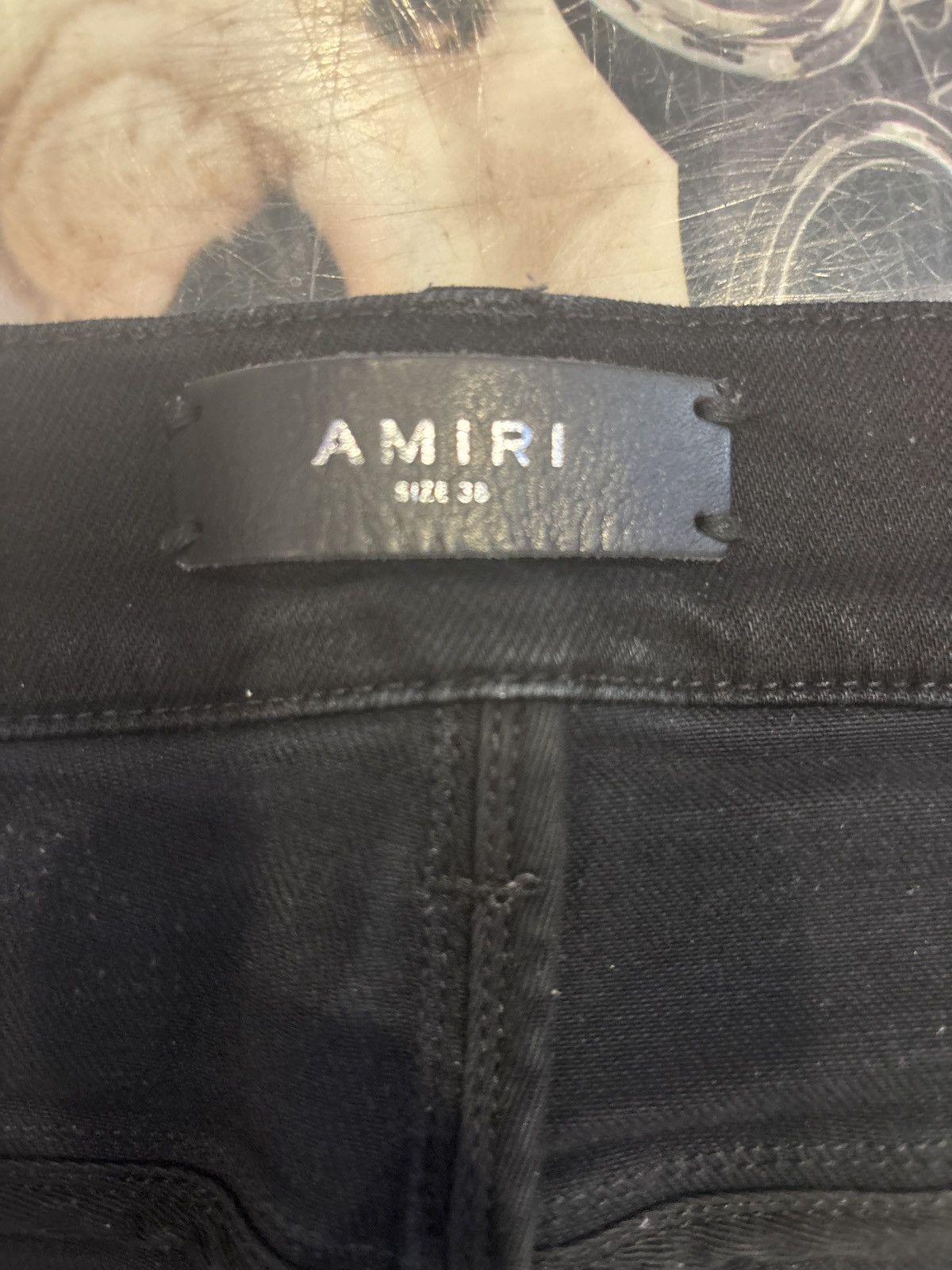 Amiri Amiri MX1 Iridescent Aged Black Denim Size US 38 / EU 54 - 10 Thumbnail