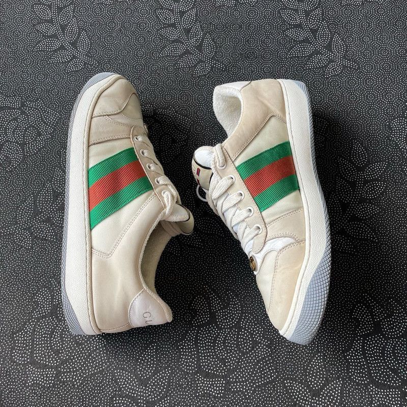 Gucci Gucci Screener Fashion Low-Top Sneakers for Men - Size US 8 / EU 41 - 6 Thumbnail