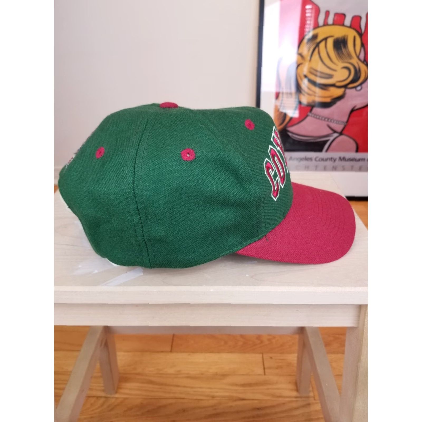NHL VINTAGE 90's COYOTES PHOENIX NHL HOCKEY 2 TONE SNAPBACK HAT CAP Mens One Size Green Size ONE SIZE - 4 Thumbnail