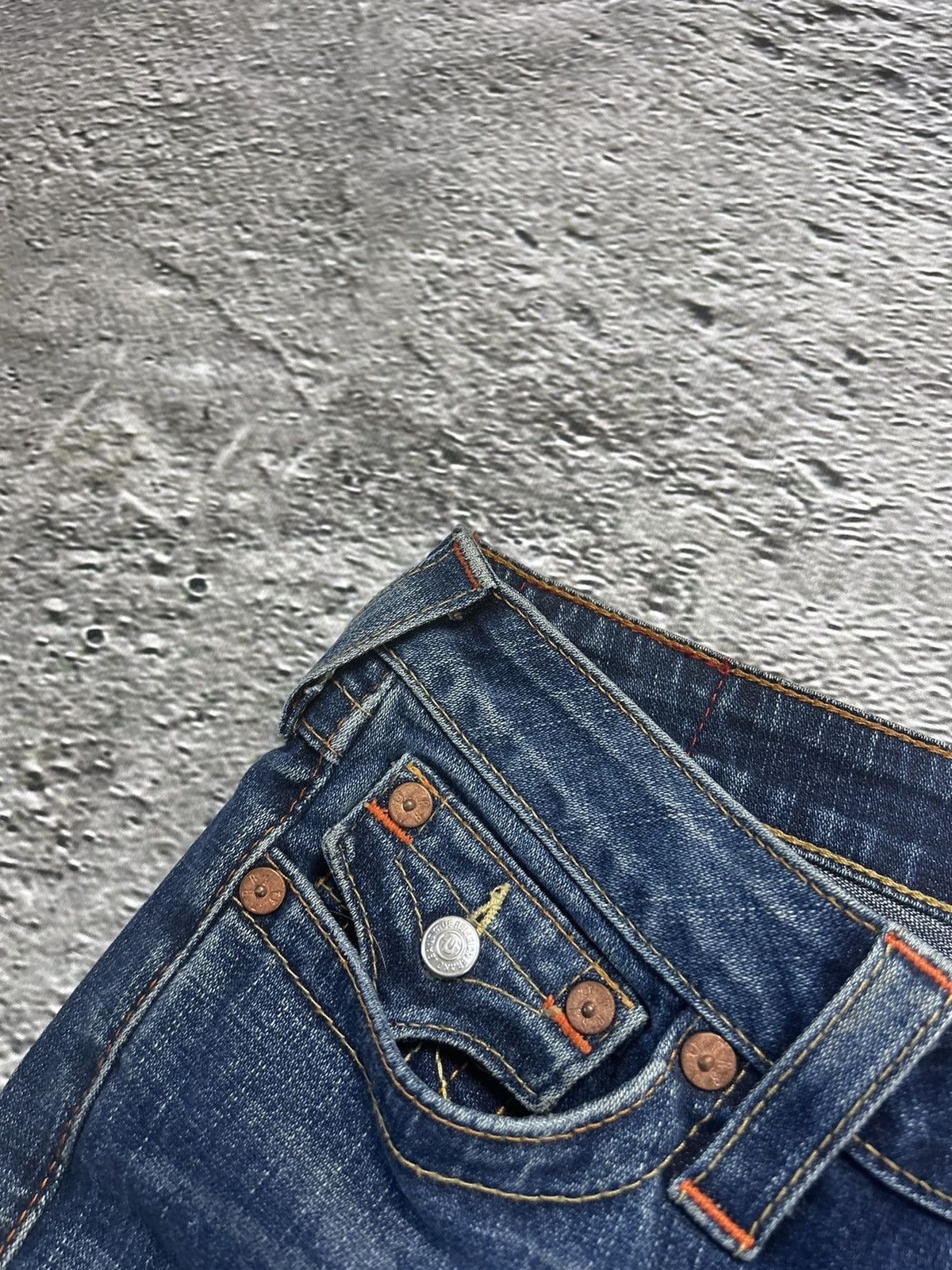 True Religion × Vintage True Religion vintage blue denim shorts jorts Size 28" / US 6 / IT 42 - 6 Thumbnail