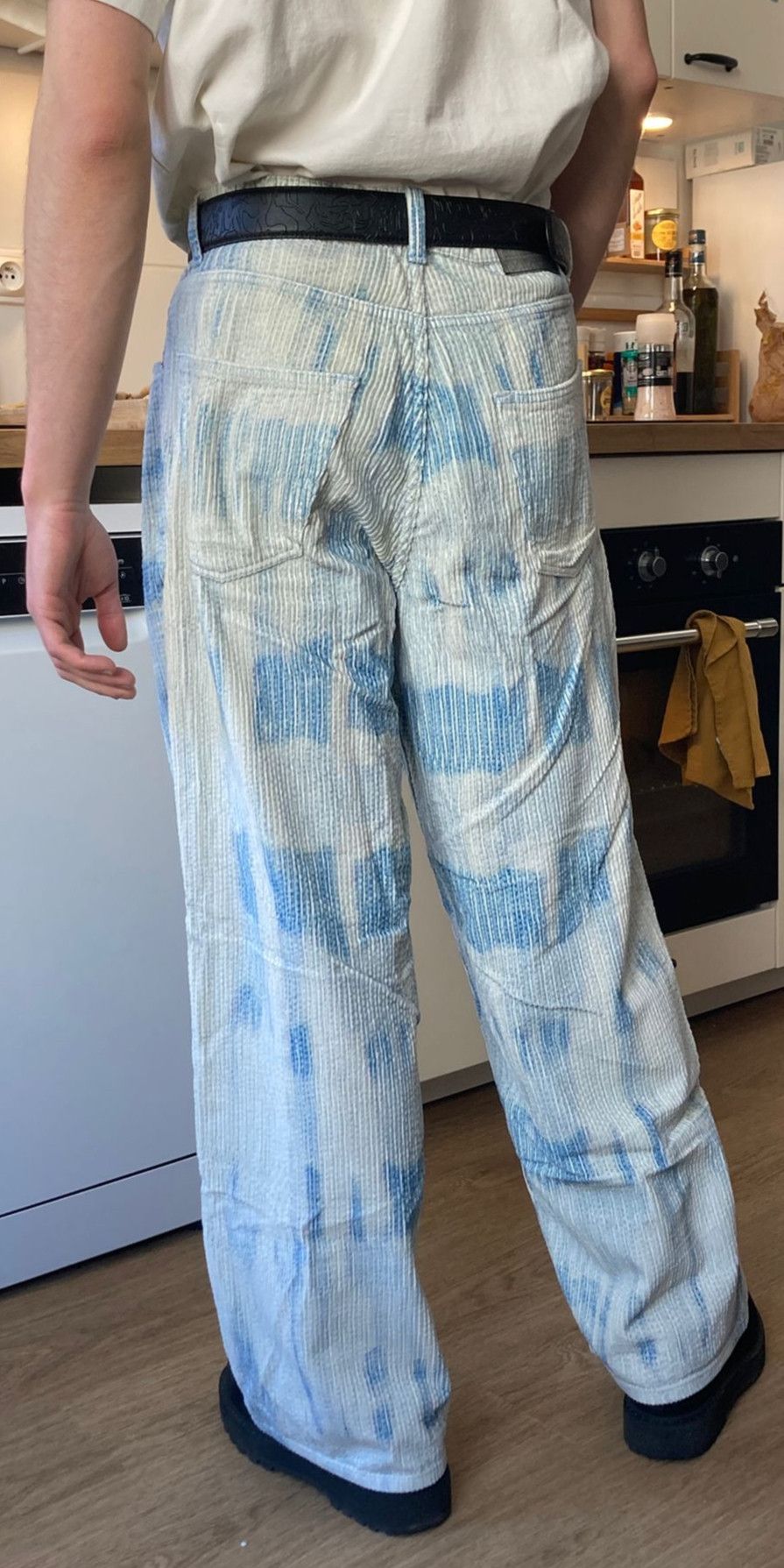 Our Legacy Corduroy Vast Cut Blue Brush Stroke Print Size US 30 / EU 46 - 2 Thumbnail