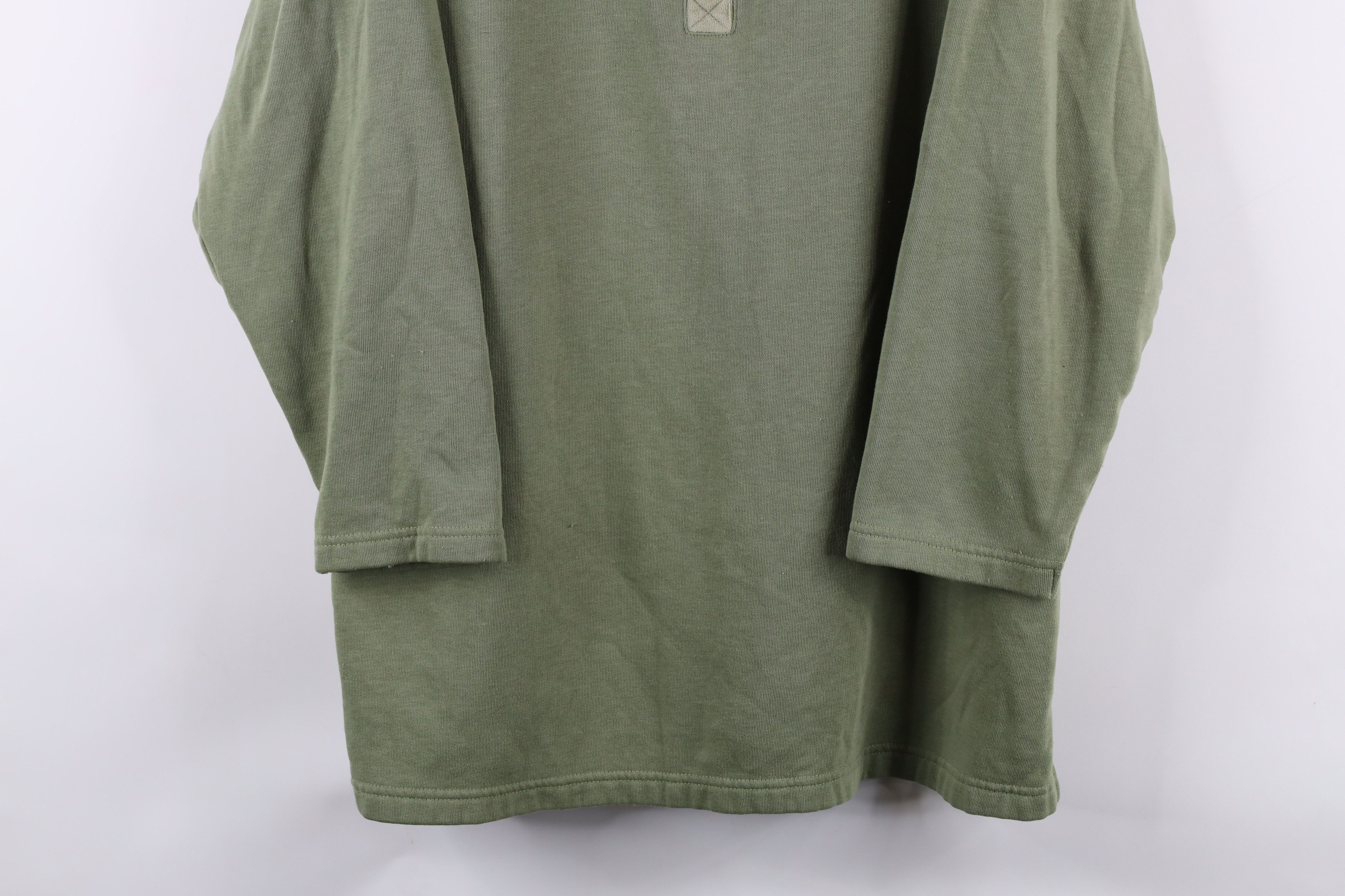 Vintage Vintage 90s Streetwear Velour Collared Pullover Sweatshirt Size XXL / US 16-18 / IT 52-54 - 3 Thumbnail