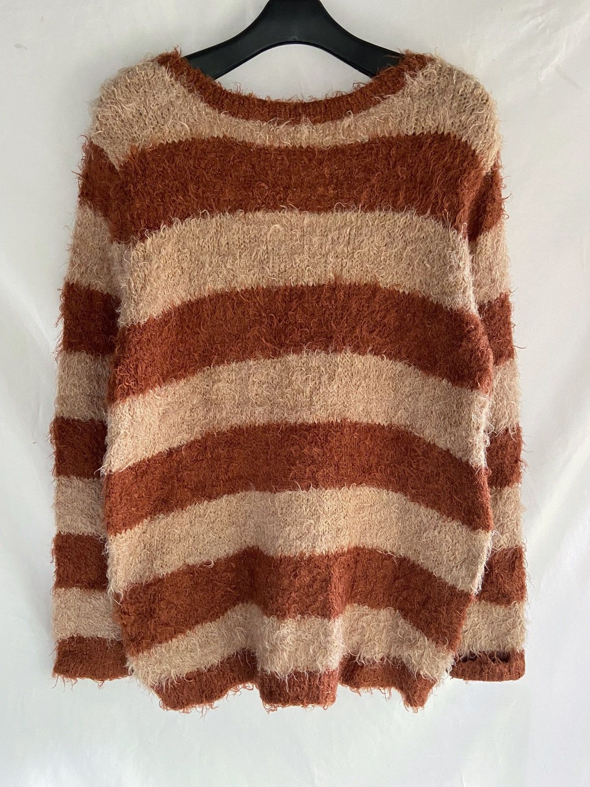 Yasuyuki Ishii OZOC STRIPED KURT COBAIN GRUNGE STYLE KNIT Size US L / EU 52-54 / 3 - 9 Thumbnail