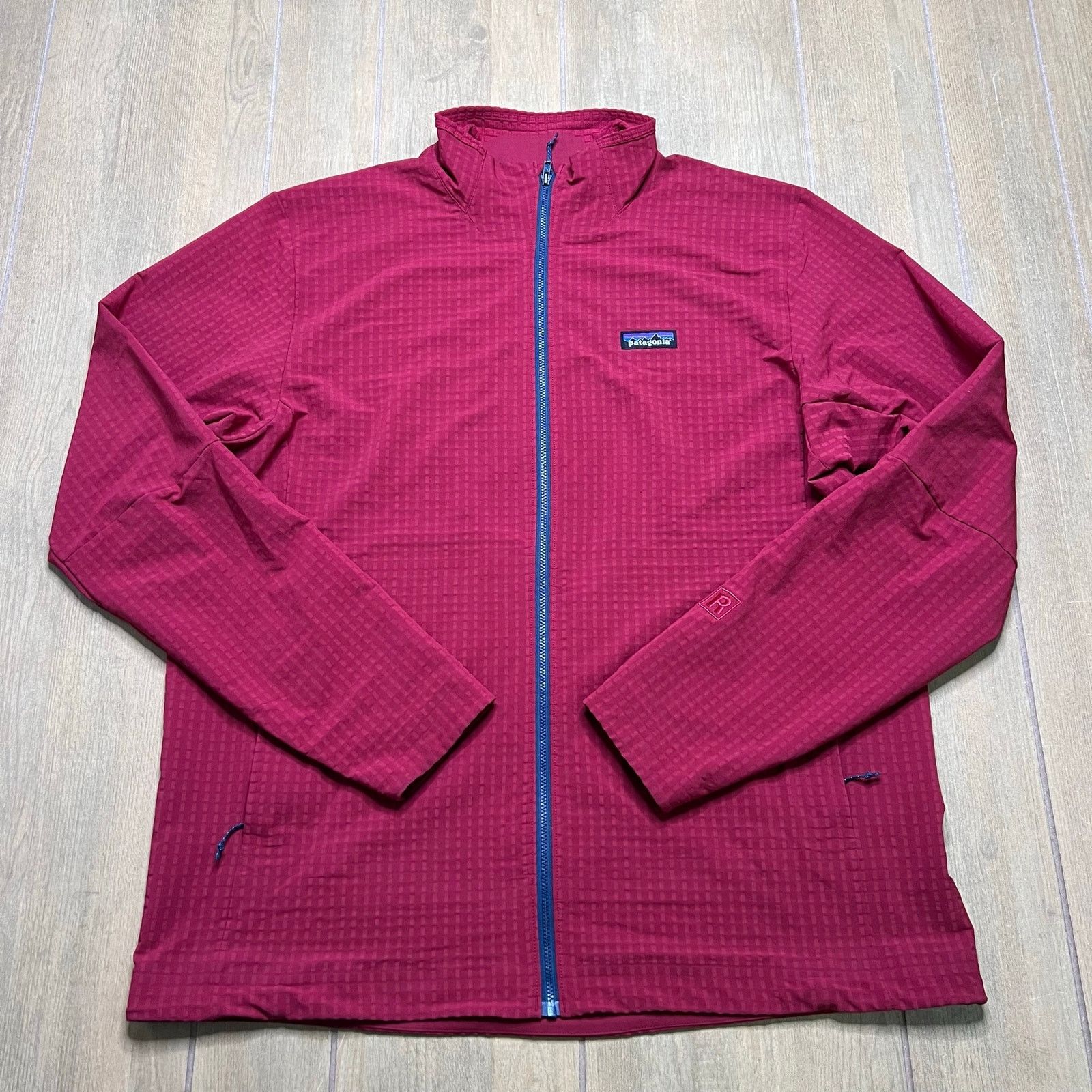 Patagonia Patagonia R1 Techface Wax Red Fleece Jacket Mens XL 83580 Size US XL / EU 56 / 4 - 2 Thumbnail