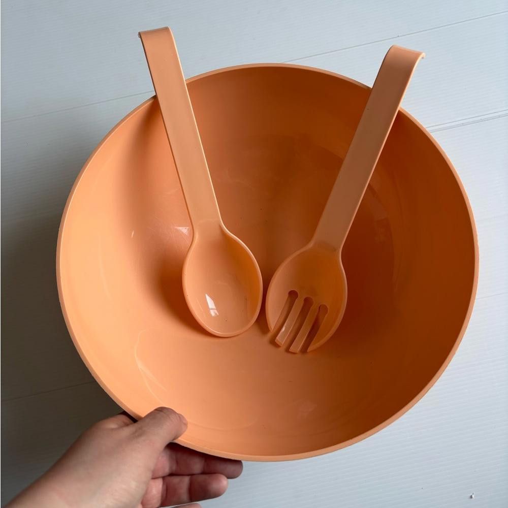 Designer Vintage Large Pink Design Motivation Toronto Salad Bowl Size ONE SIZE - 1 Thumbnail