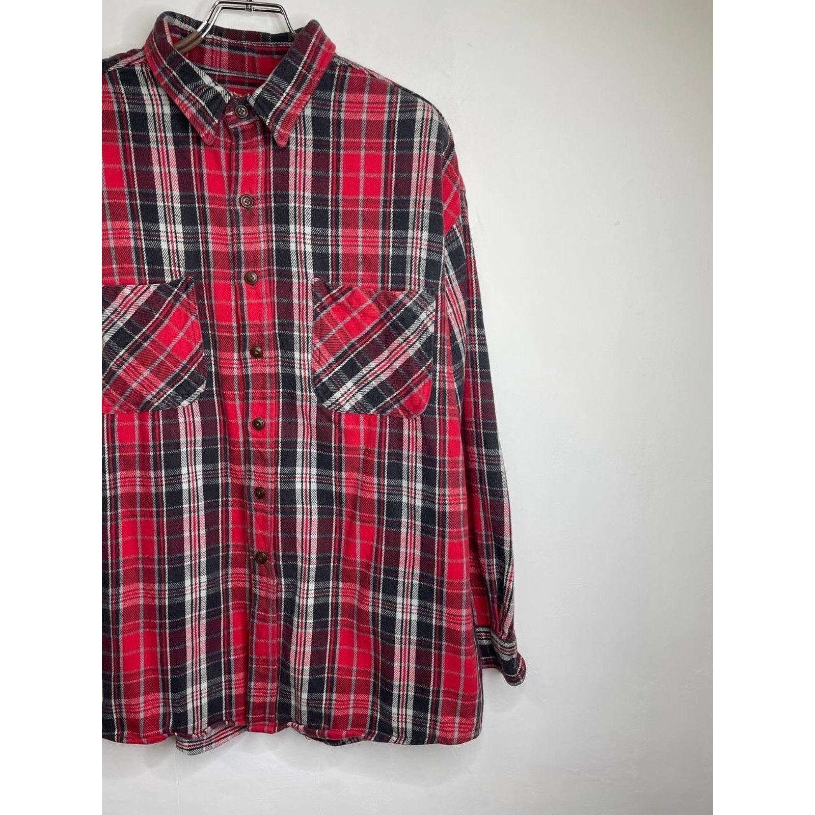St. Johns Bay Vintage St. John’s Bay Flannel Shirt Red Plaid Size 2XL Size US XXL / EU 58 / 5 - 5 Thumbnail