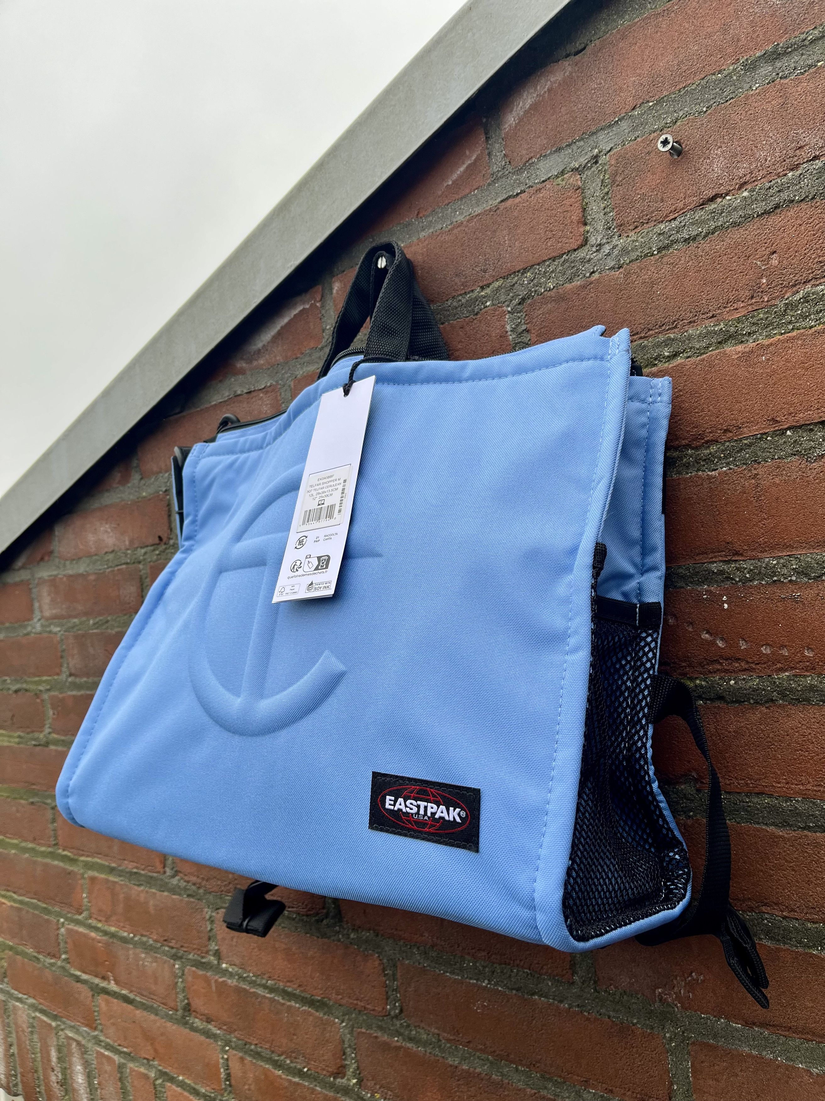 Eastpak × Telfar Medium shopper blue tote bag backpack new Size ONE SIZE - 3 Thumbnail
