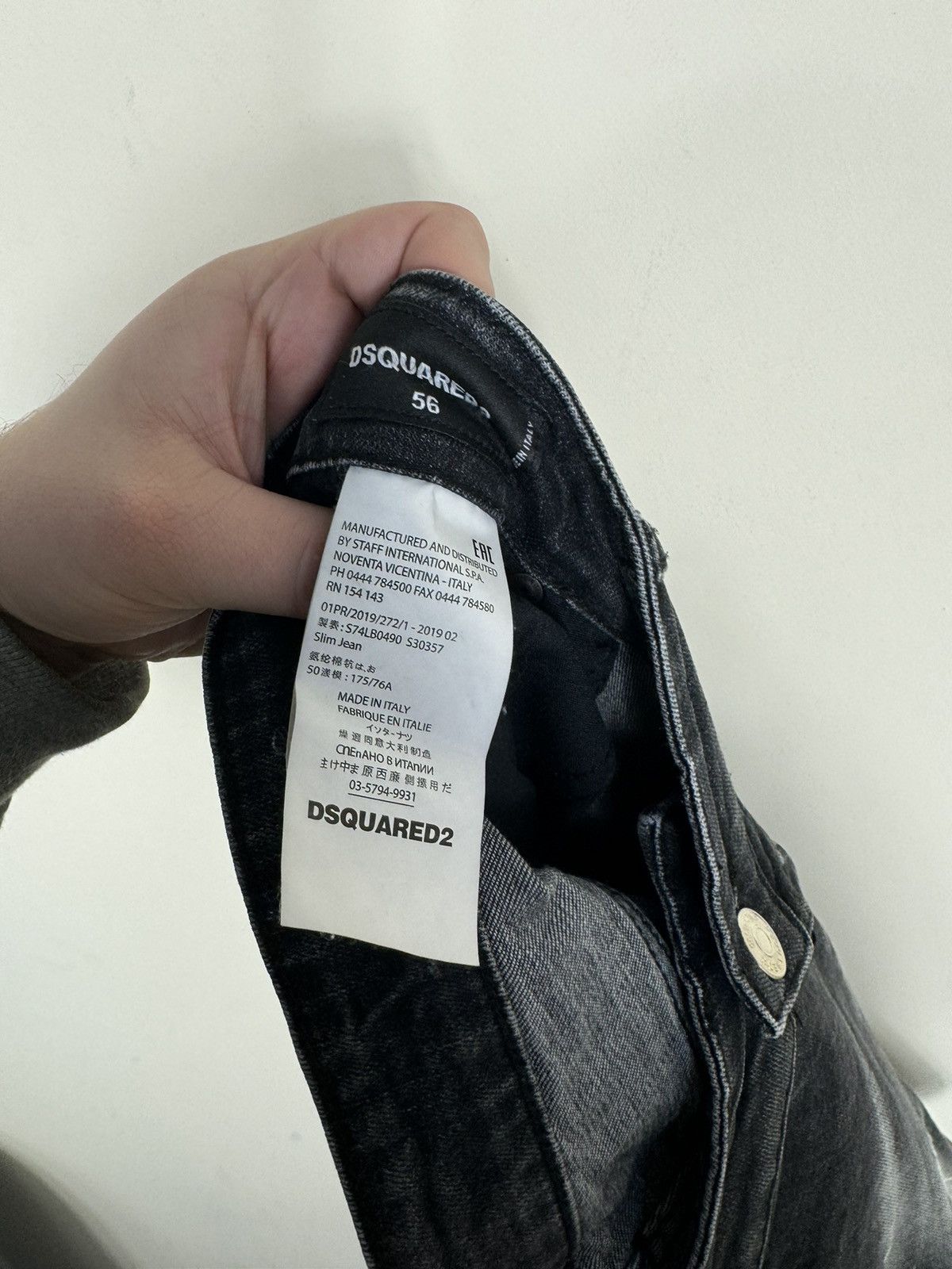 Dsquared2 Dsquared2 Black Denim Jeans Size US 36 / EU 52 - 12 Thumbnail