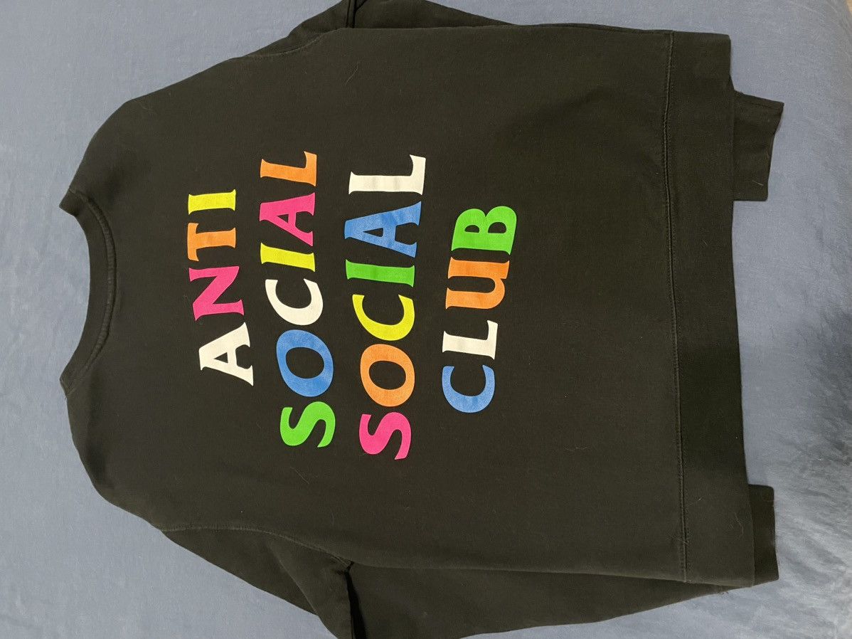 Anti Social Social Club Anti Social Social Club Multicolor Crewneck Sweatshirt Size US M / EU 48-50 / 2 - 2 Thumbnail