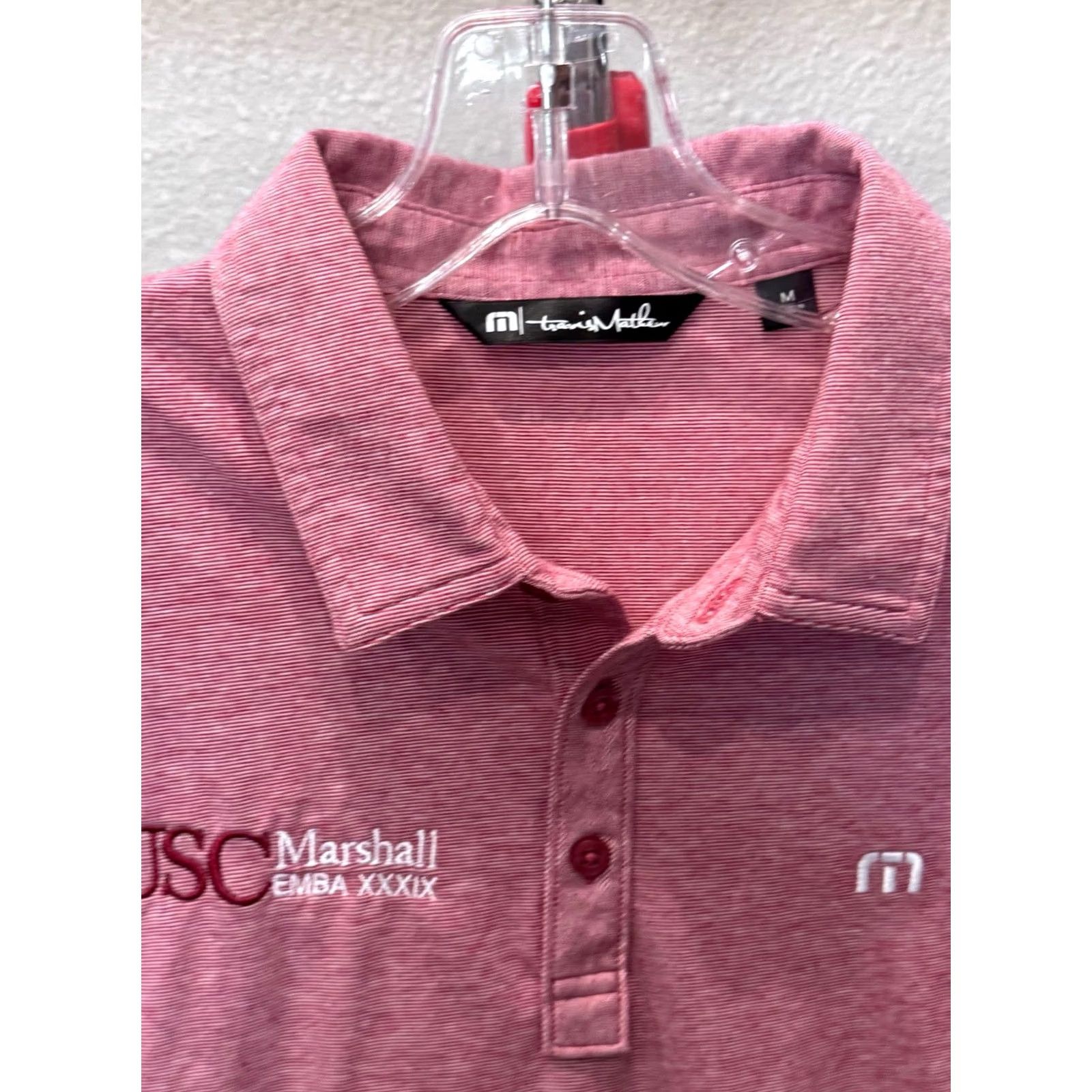 TravisMathew Travis Matthew USC Marshall EMBA POLO SHIRT Medium M Mens Size US M / EU 48-50 / 2 - 6 Thumbnail