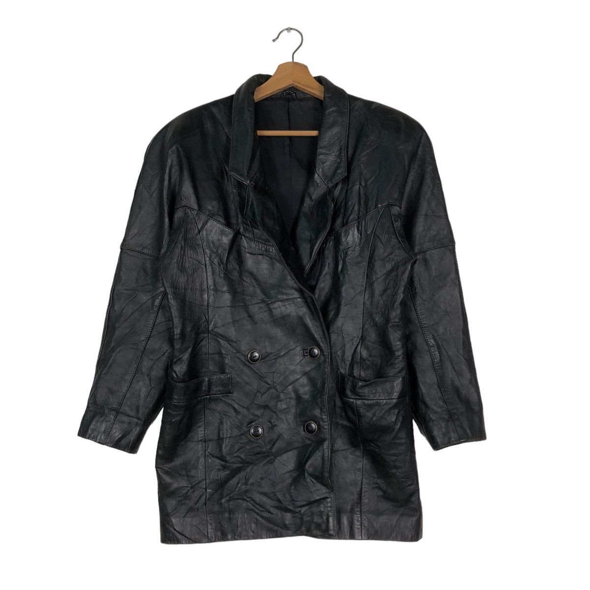 Japanese Brand 🔥Vintage Biker Leather Jacket Vino Deporte Issey Miyake Size US M / EU 48-50 / 2 - 1 Thumbnail
