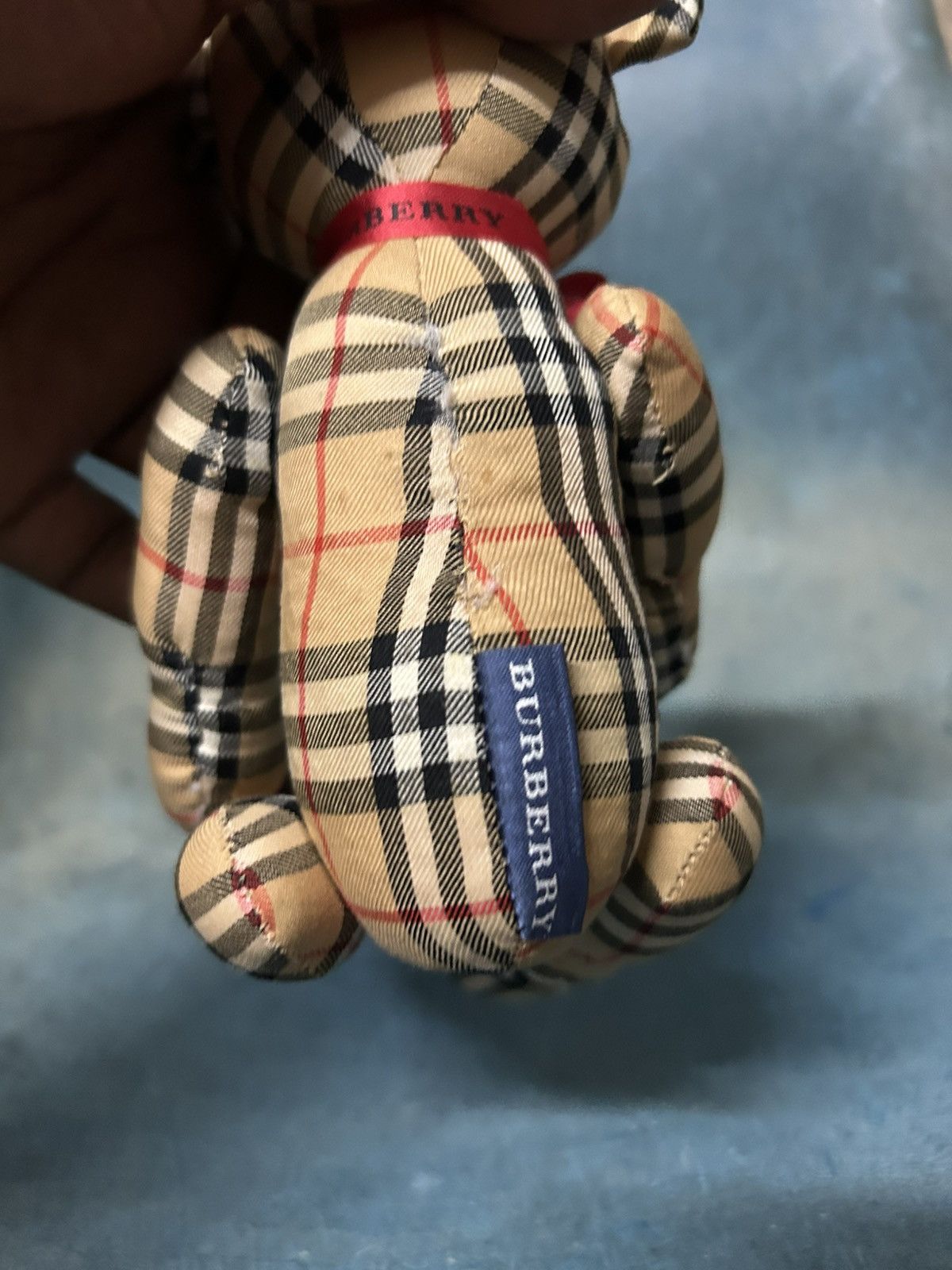 Burberry Y2K London Thomas Bear Nova Check Plush Size ONE SIZE - 7 Thumbnail