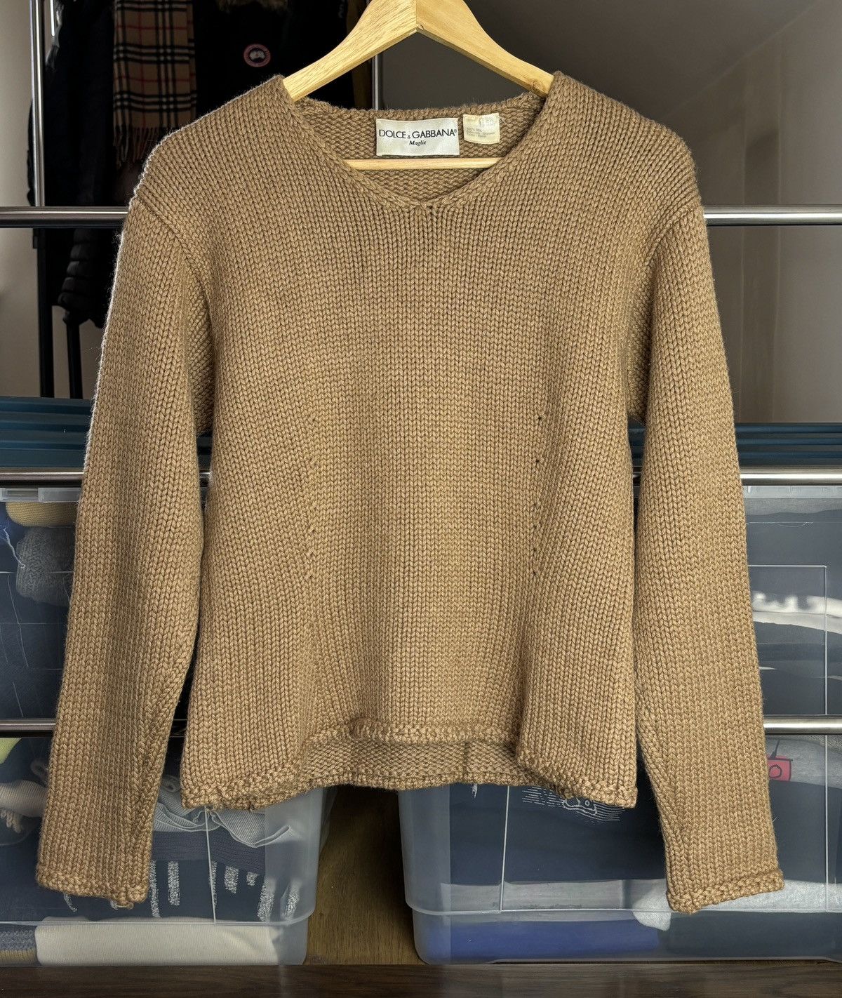 Dolce & Gabbana Vintage Dolce & Gabbana Wool Knitted Sweater Size M / US 6-8 / IT 42-44 - 1 Thumbnail