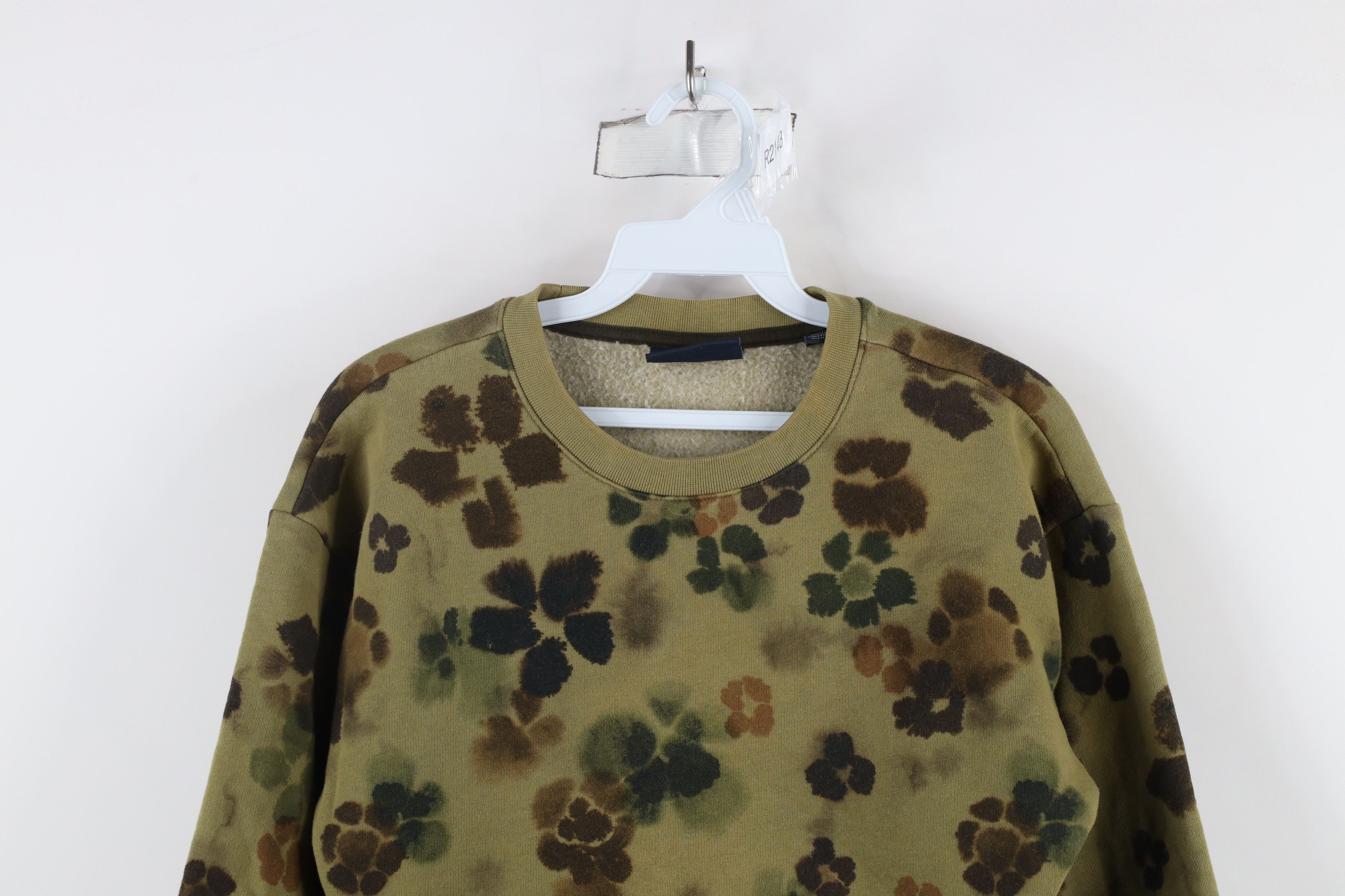 Scotch & Soda × Vintage Scotch & Soda Abstract Acid Wash Flower Crewneck Sweatshirt Size XS / US 0-2 / IT 36-38 - 2 Thumbnail