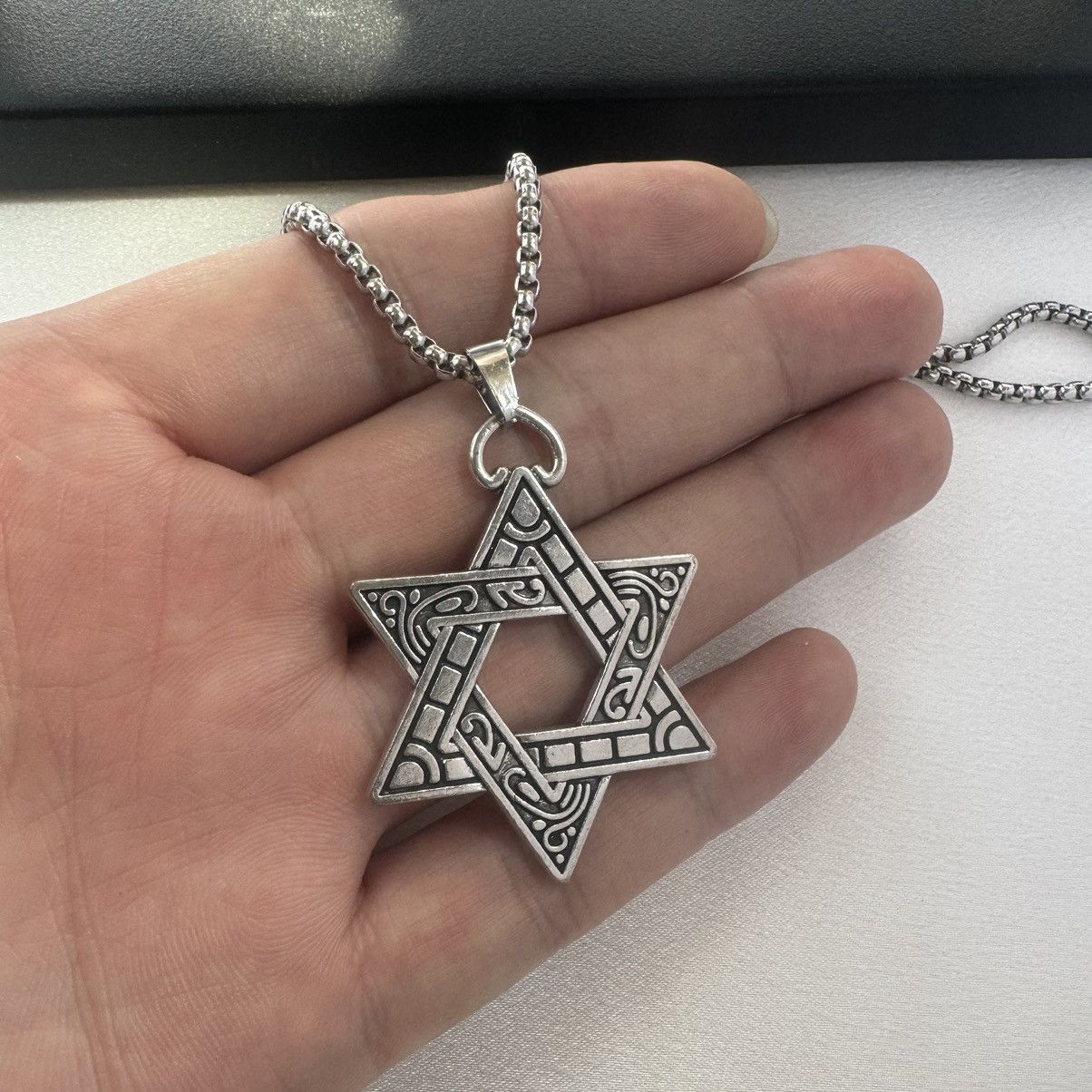 Other Six Point Star Pendant Necklace for Men Women Unisex Style Size ONE SIZE - 4 Thumbnail