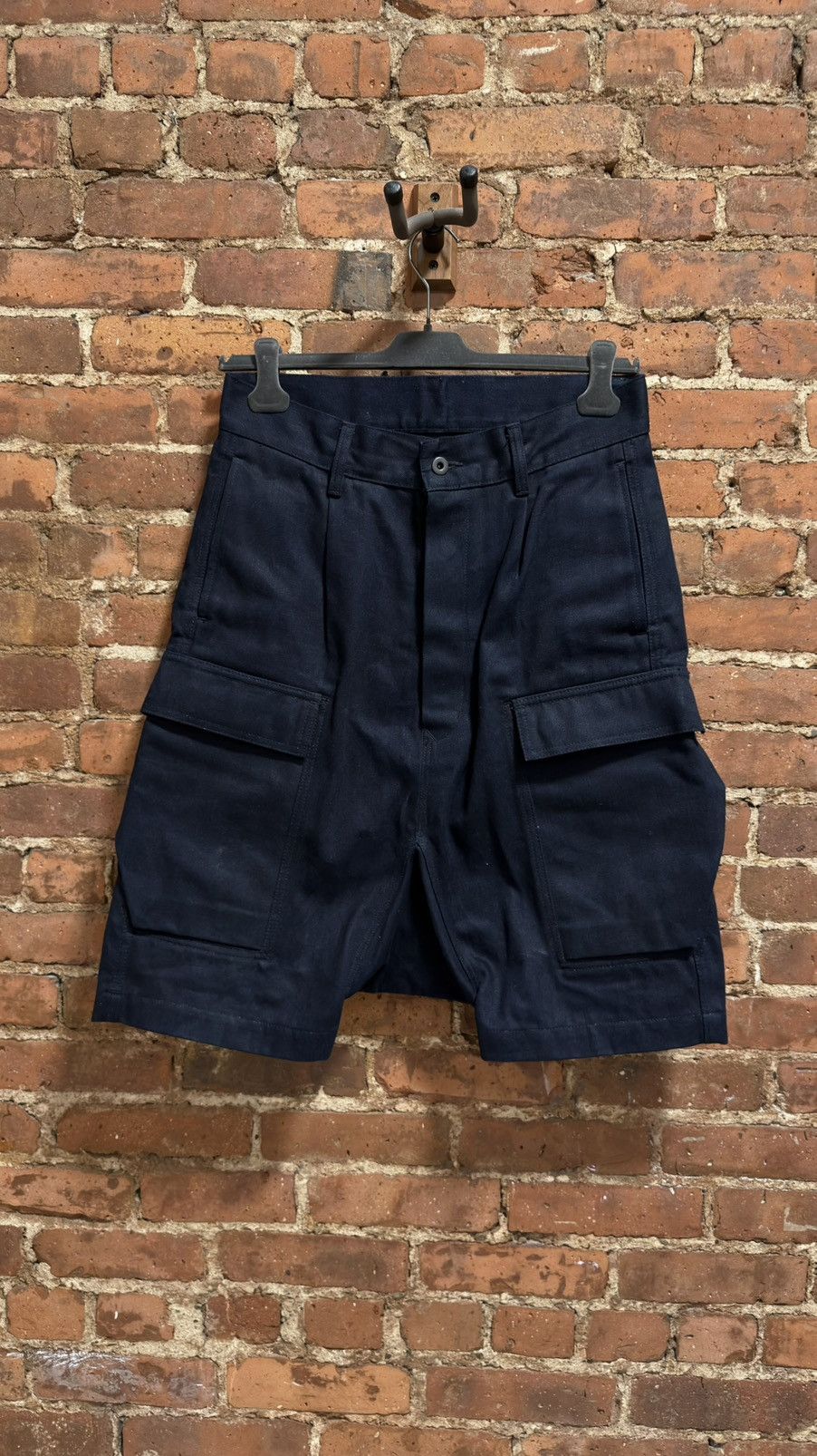 Rick Owens Rick Owens cargo short japan selvedge denim Size US 30 / EU 46 - 1 Thumbnail