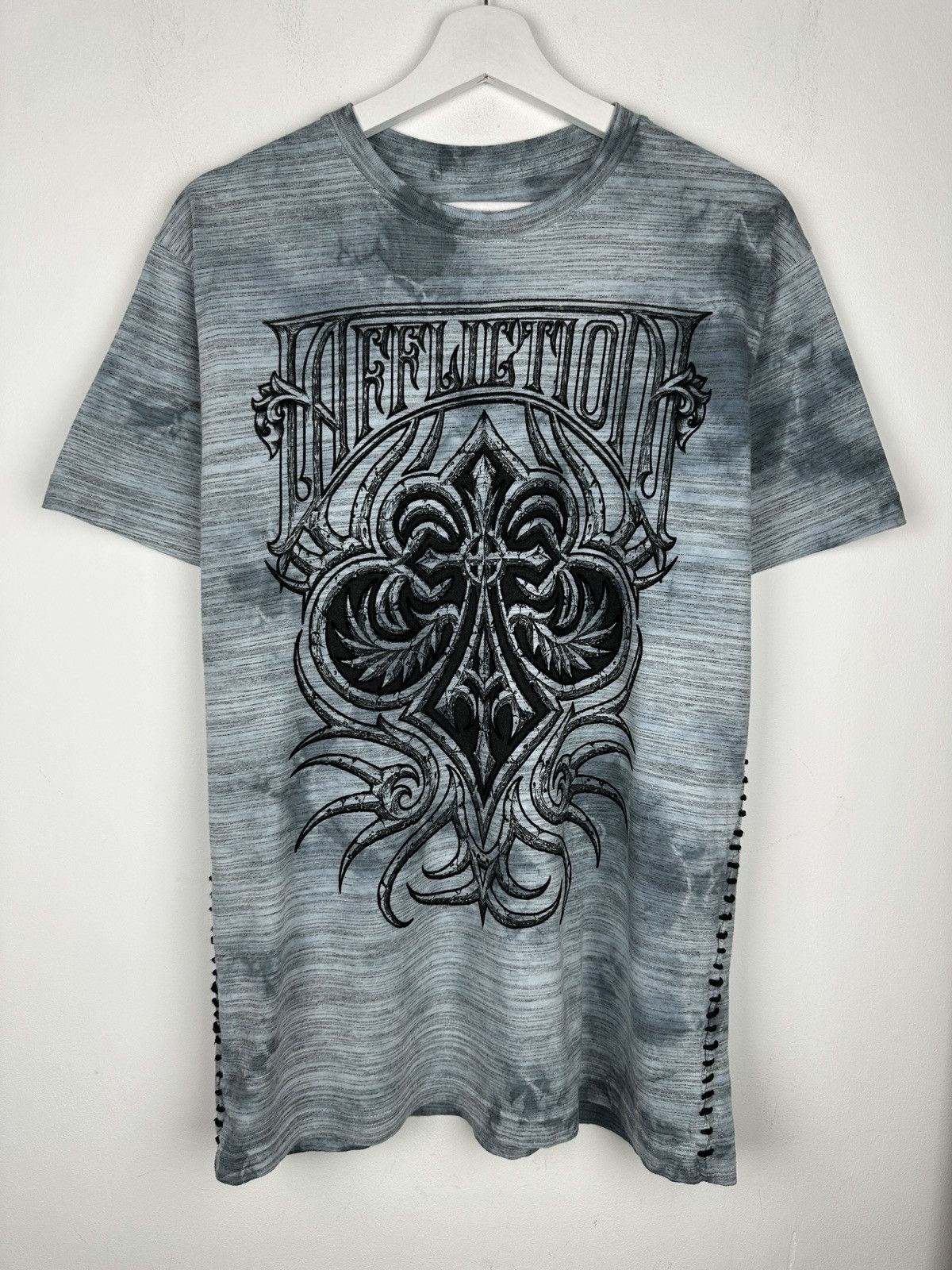 Affliction Y2K Affliction Big Logo TShirt Tee Tattoo Avantgarde Vintage Size US M / EU 48-50 / 2 - 1 Thumbnail