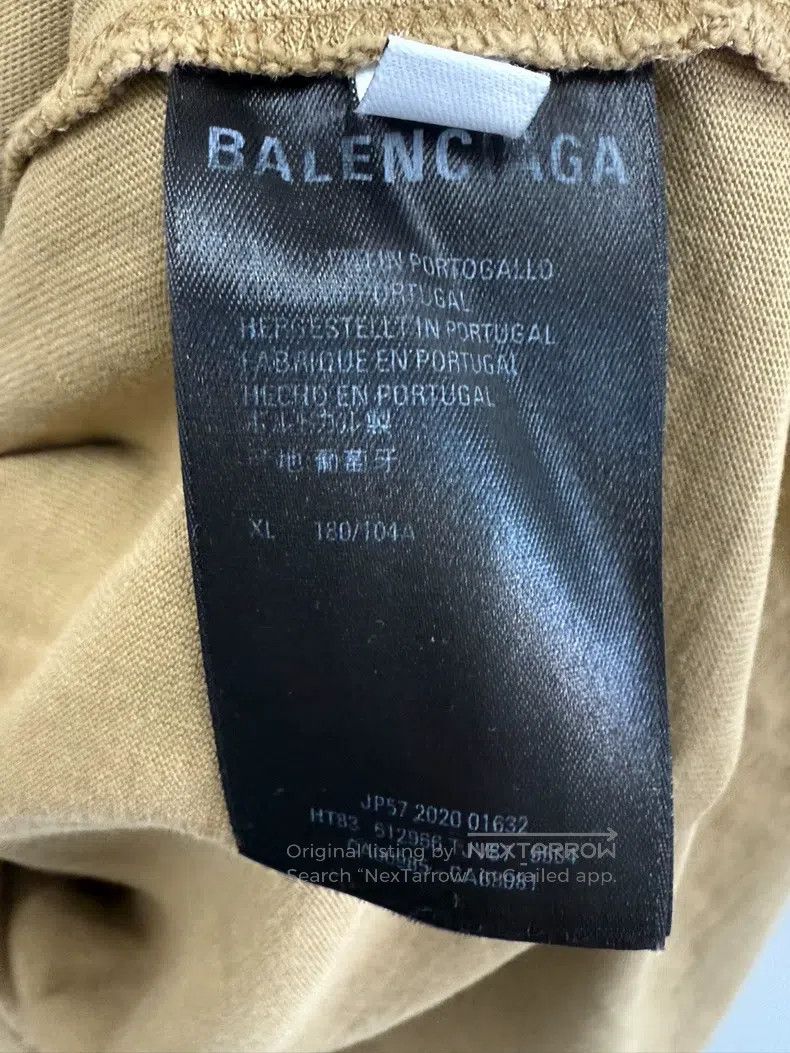 Balenciaga Balenciaga Loose Round Neck Letter Embroidery Logo Short S Size US XL / EU 56 / 4 - 5 Thumbnail