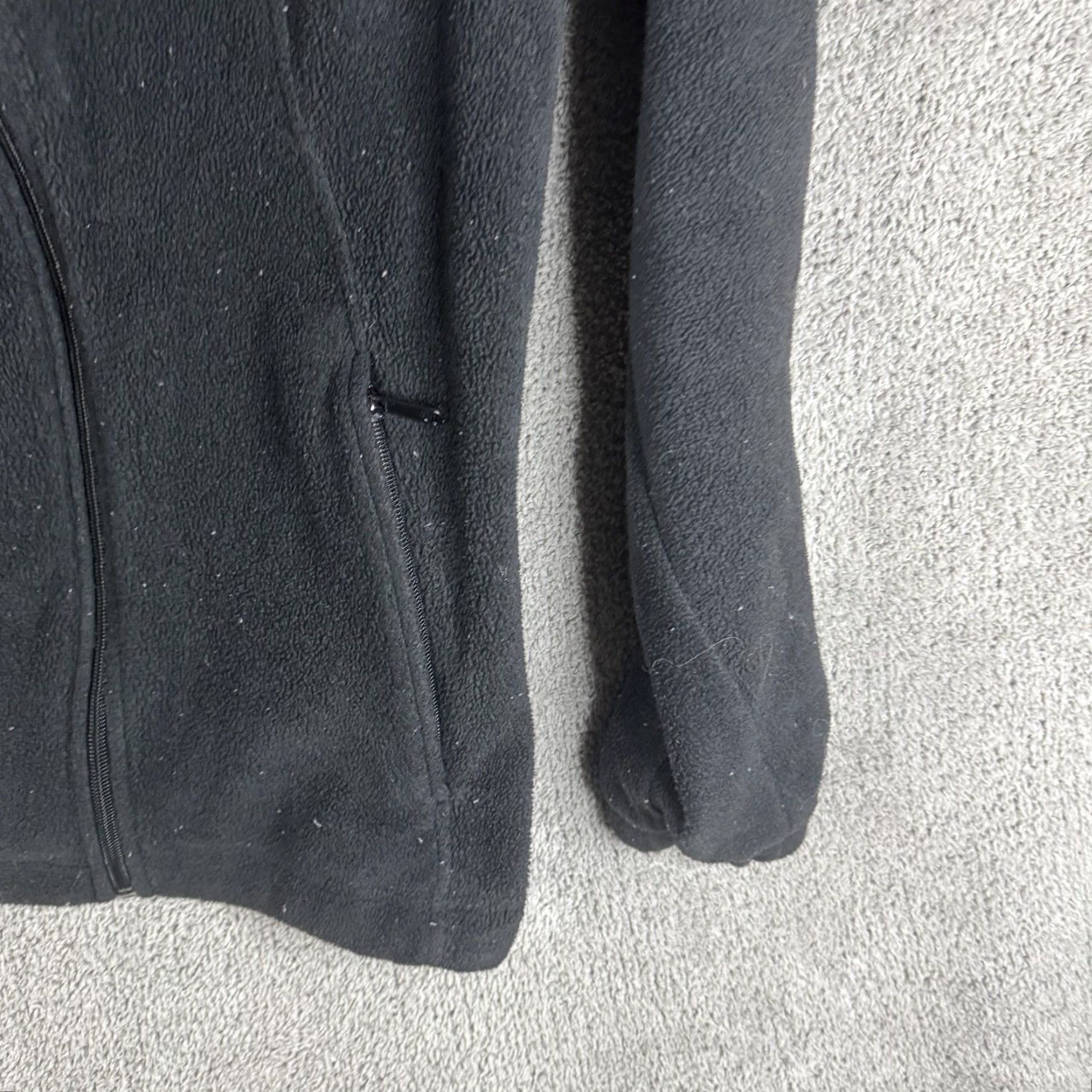 Vintage Columbia Fleece Jacket Womens Small Black Full Zip Pockets Lightweight Outdoor All Seasons Size S / US 4 / IT 40 - 3 Thumbnail
