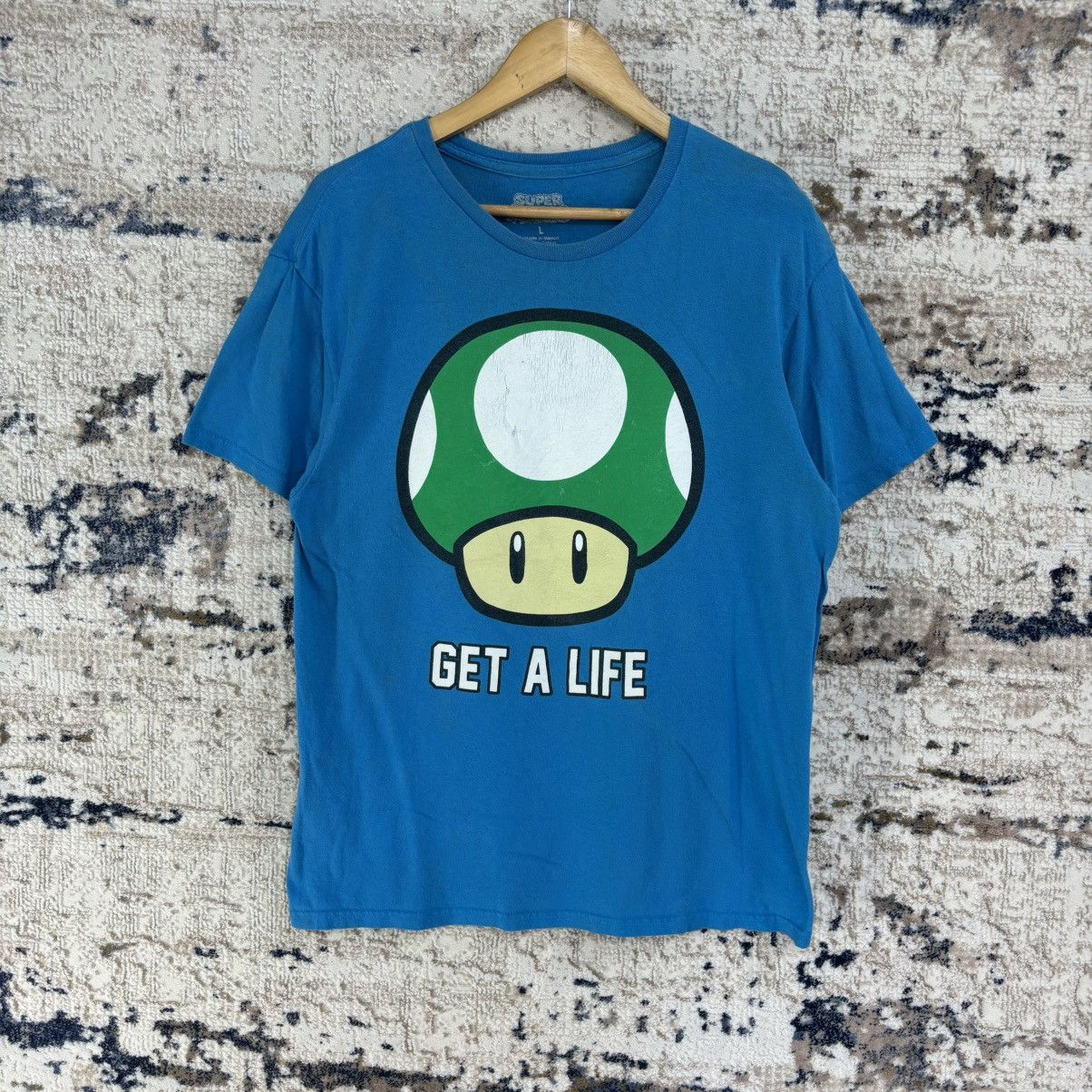 🔥SUPER MARIO BROS Get A Life T-shirt 🔥