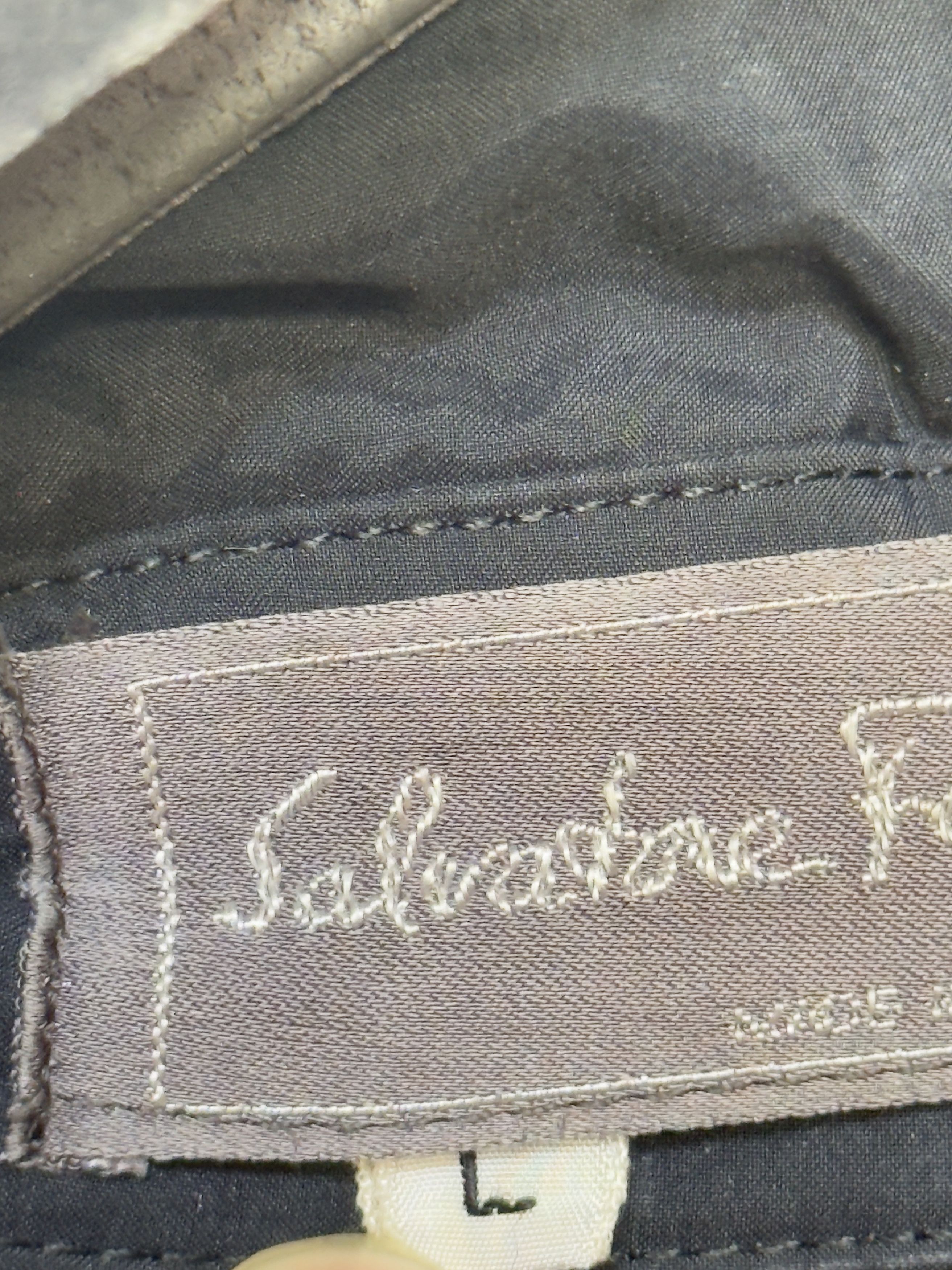 Salvatore Ferragamo 🔥 rare Salvatore Ferragamo nylon black coat jacket size L Size L / US 10 / IT 46 - 10 Thumbnail