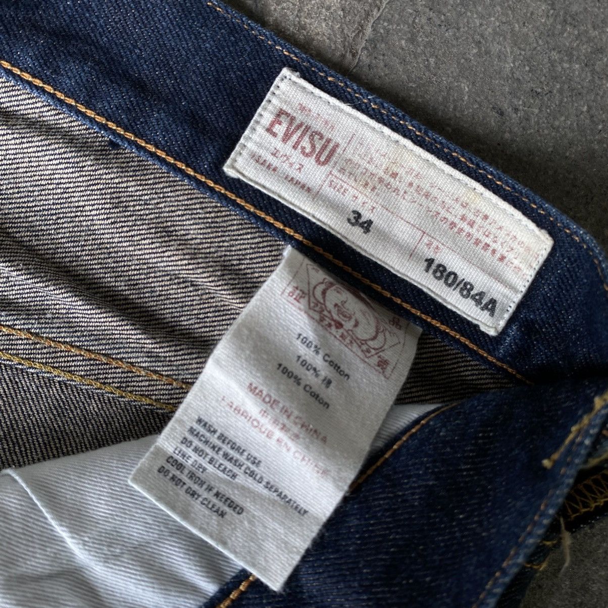 Evisu × Vintage Evisu Daicock Jort Pants No3 LOT 2000S Size US 34 / EU 50 - 8 Thumbnail
