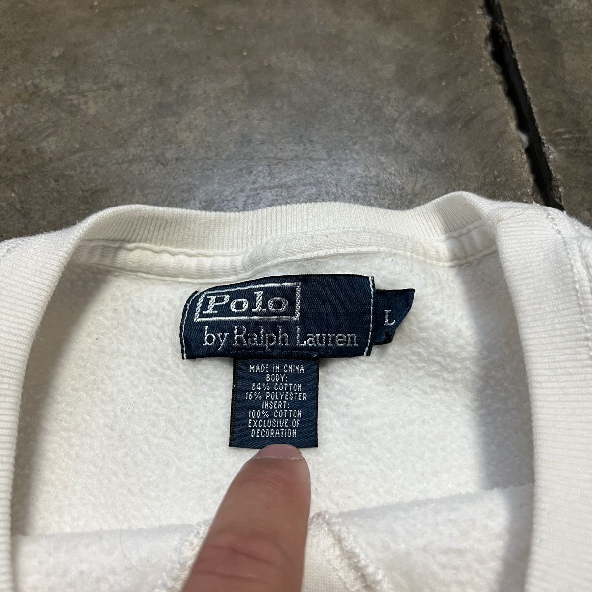 Vintage Vintage Polo Ralph Lauren Crewneck Sweatshirt Pony Logo Y2K Size US L / EU 52-54 / 3 - 9 Thumbnail