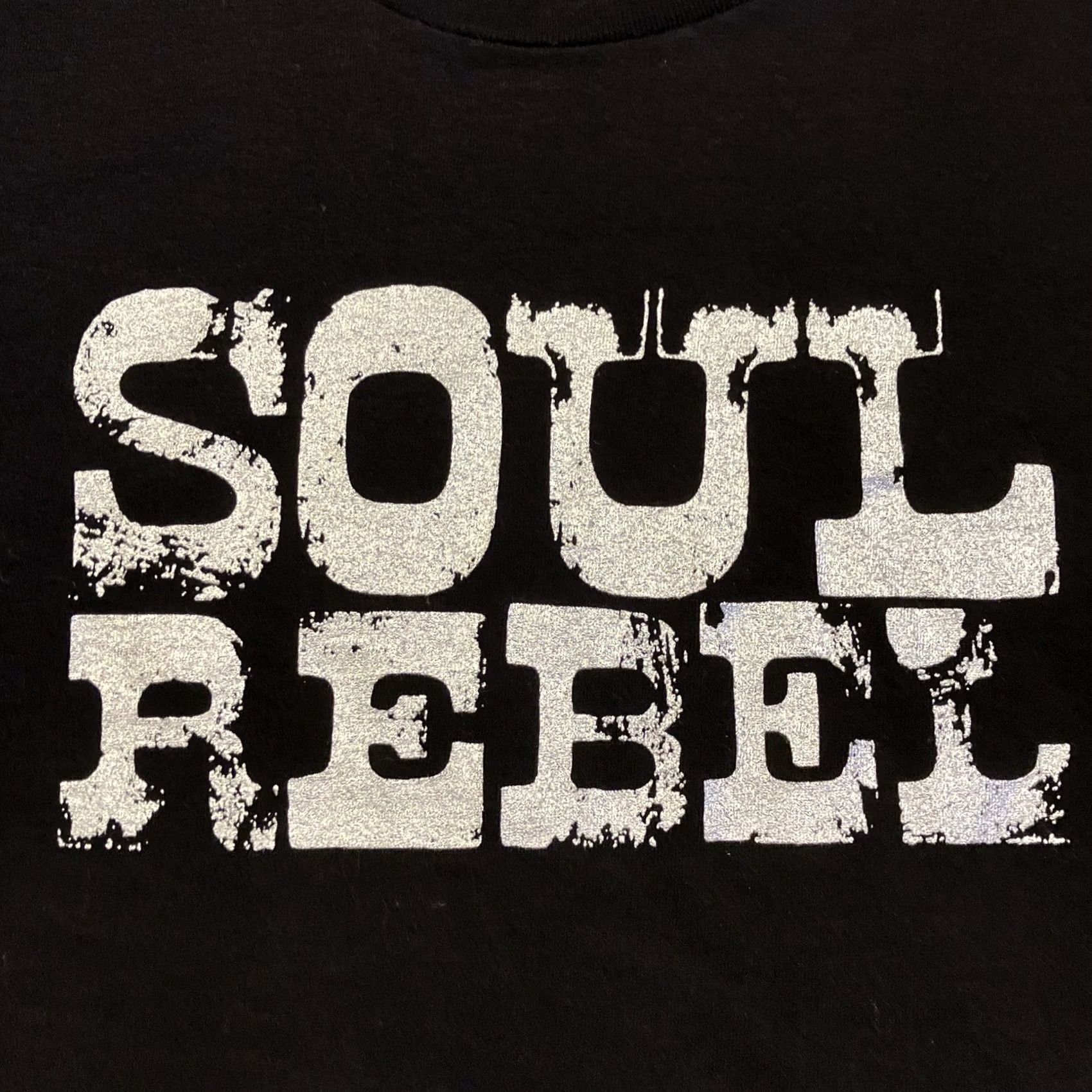 Vintage VINTAGE Soul Rebel Spell Out Graphic T Shirt XL Men Black NWOT RARE Streetwear XL T-Shirt Mens Size US XL / EU 56 / 4 - 2 Thumbnail