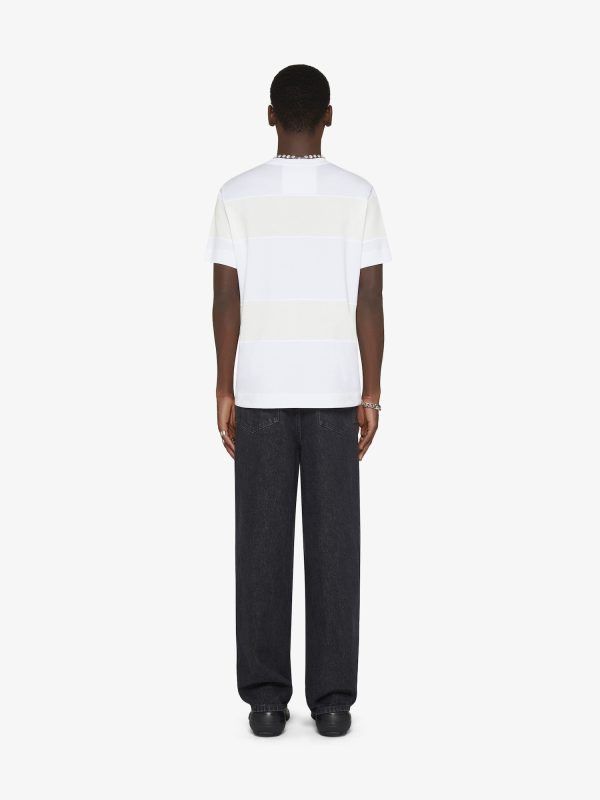 Givenchy o1mle0125 Classic Fit T-Shirt in White & Ecru Size US S / EU 44-46 / 1 - 2 Thumbnail