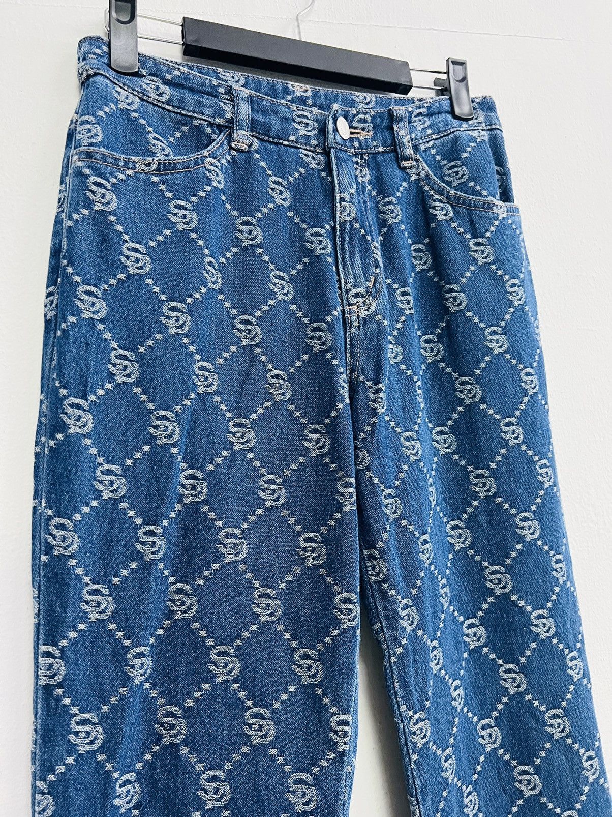 Japanese Brand Japanese Denim Flare Monogram Jeans Hysteric Style Size US 27 - 4 Thumbnail