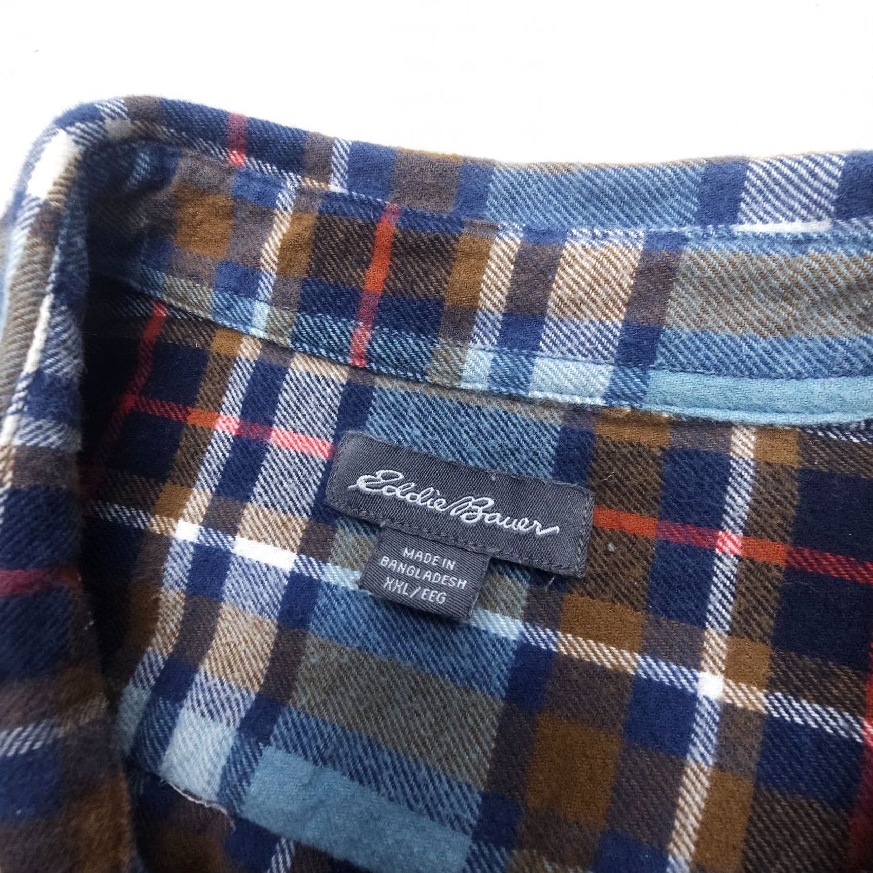 Eddie Bauer Eddie Bauer Long Sleeve Flannel Shirt Mens 2XL Plaid 100% Cotton Outdoor Camping Size US XXL / EU 58 / 5 - 6 Thumbnail