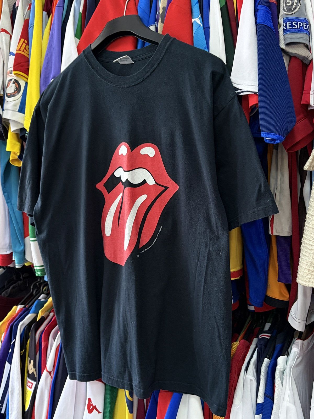 Vintage Vintage Rolling Stones 2003 Licks Tour Tongue Tee XL Size US XL / EU 56 / 4 - 10 Thumbnail