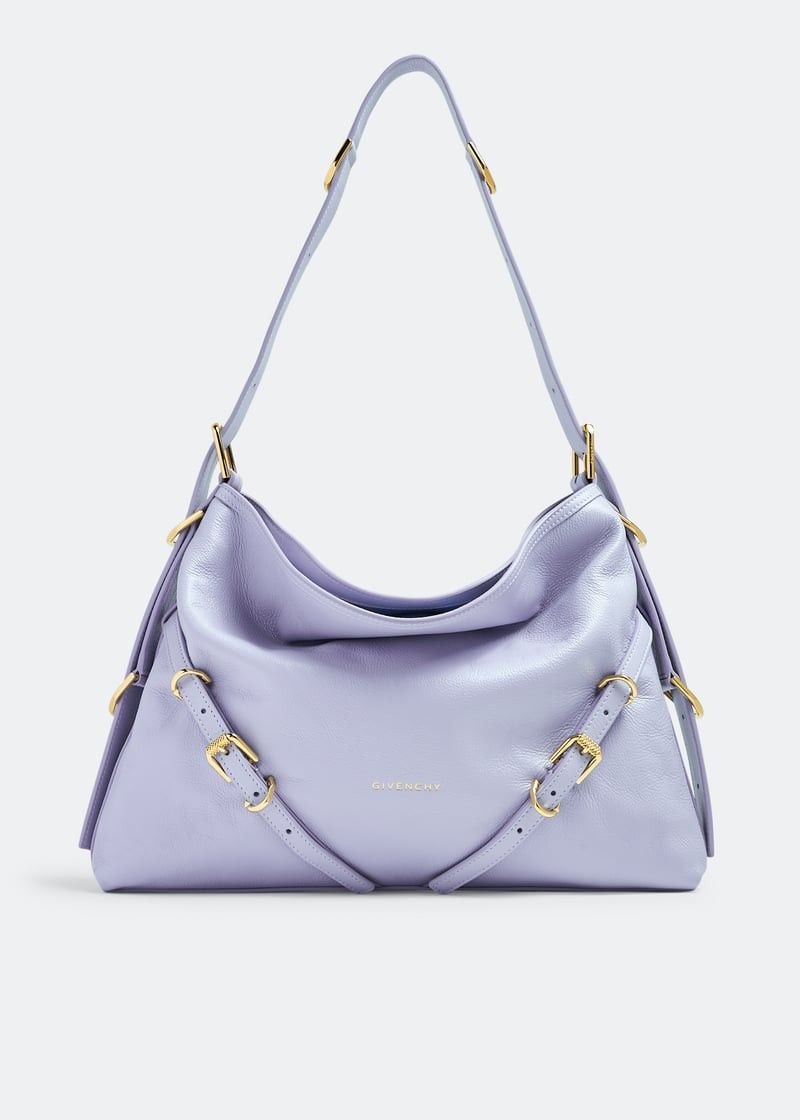 Givenchy o1srvl11e0725 Size:OS/Voyou Medium Bag in Purple Size ONE SIZE - 1 Thumbnail
