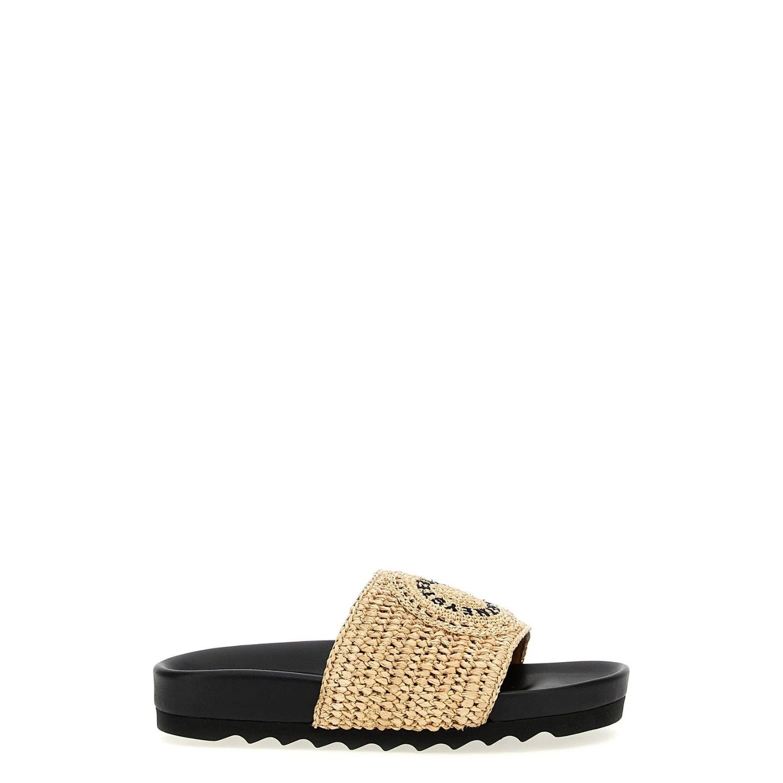 Stella McCartney STELLA MCCARTNEY Elyse Beige Raffia Sandals New & Authentic Size US 7 / IT 37 - 5 Thumbnail