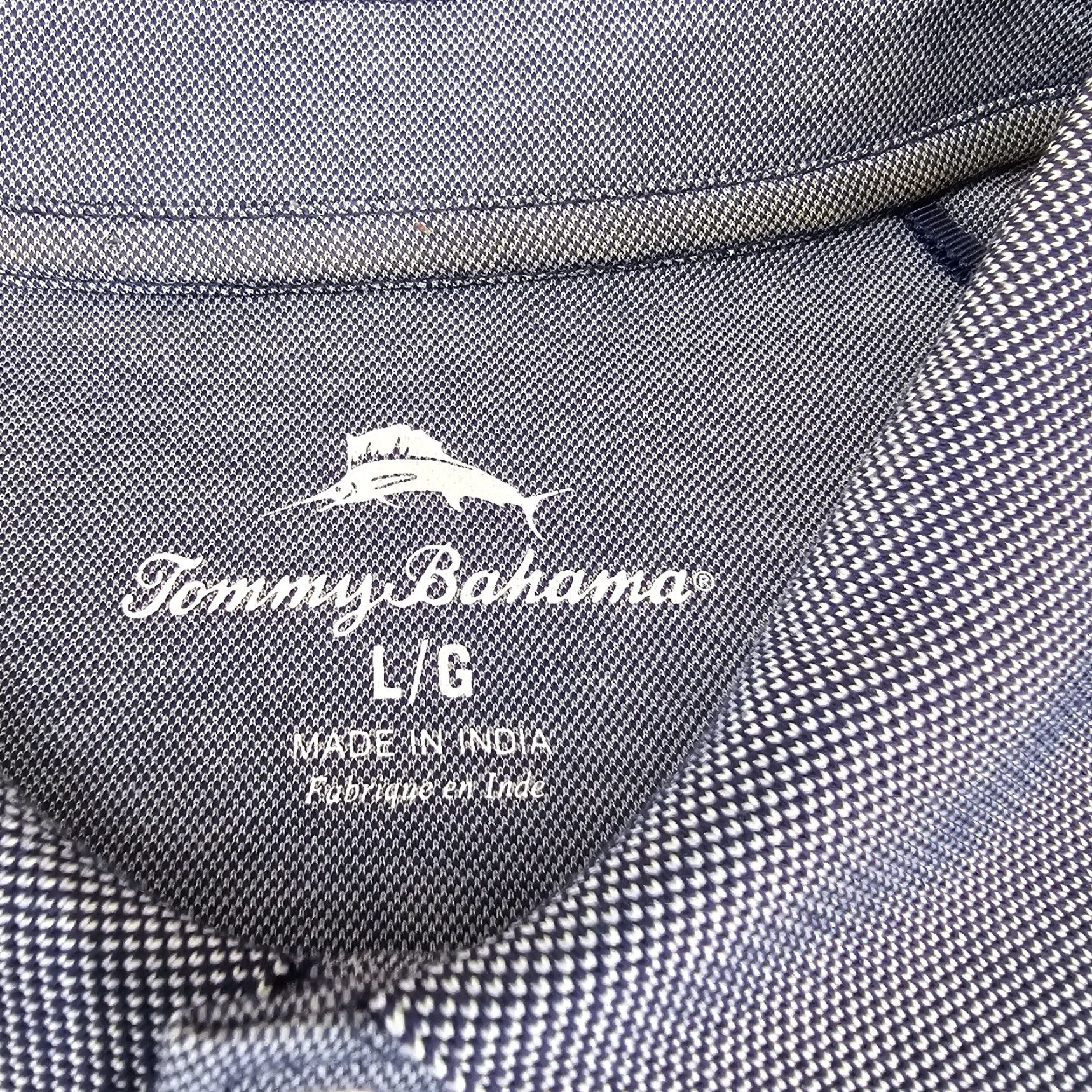 Tommy Bahama Tommy Bahama Polo Shirt Mens L Blue Golf Island Preppy Casual Marlin Rugby Shirt Size US L / EU 52-54 / 3 - 4 Thumbnail