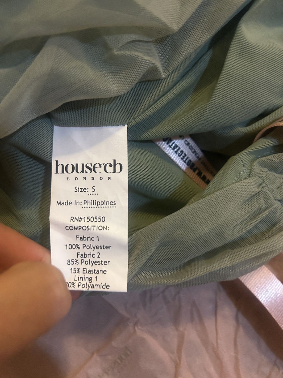 House of CB House of CB FREYJA Green Gathered Corset Dress size Small Size S / US 4 / IT 40 - 5 Thumbnail