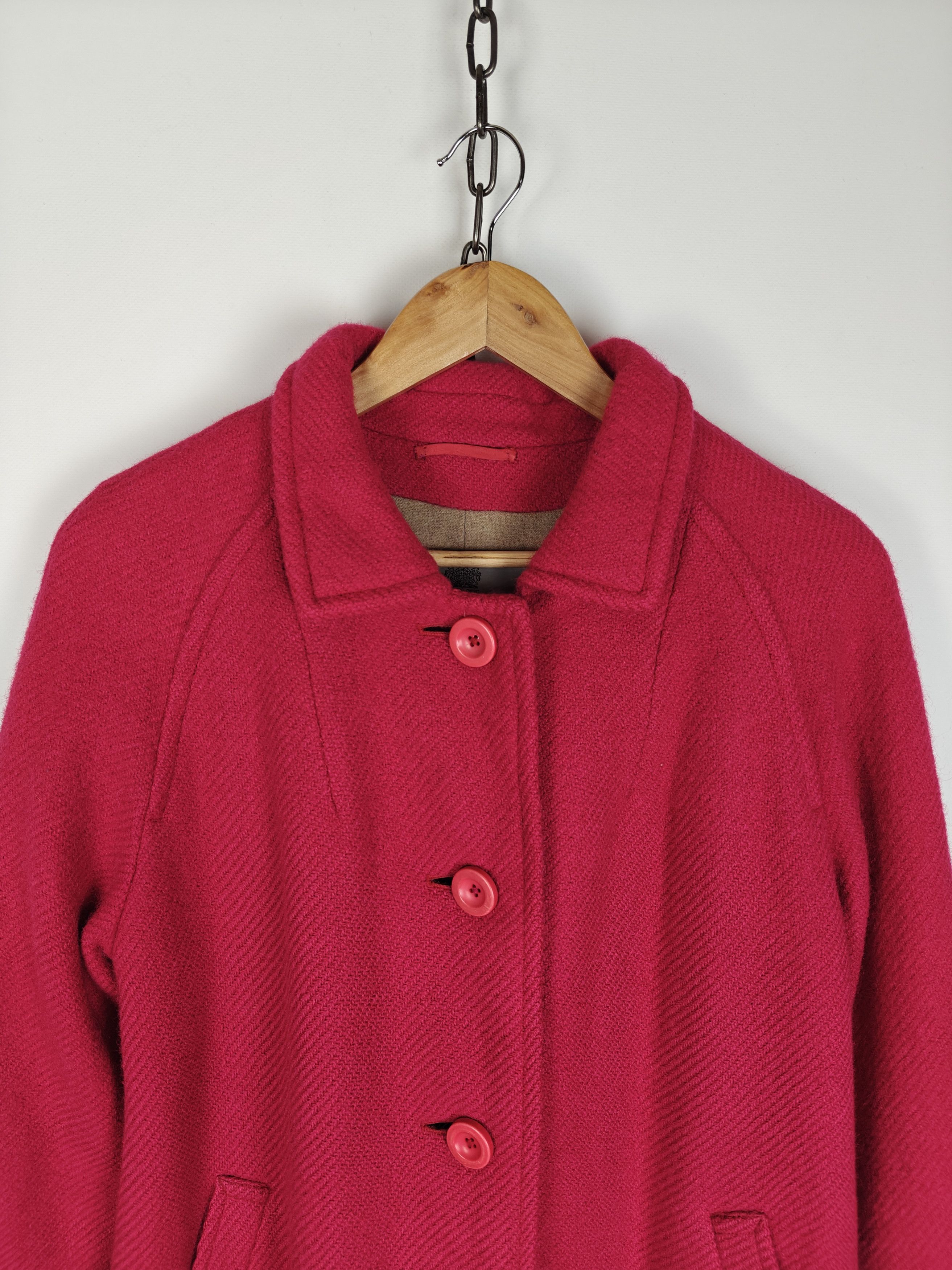 Aquascutum Aquascutum VTG Wool Coat Jacket Pink size M Size M / US 6-8 / IT 42-44 - 2 Thumbnail