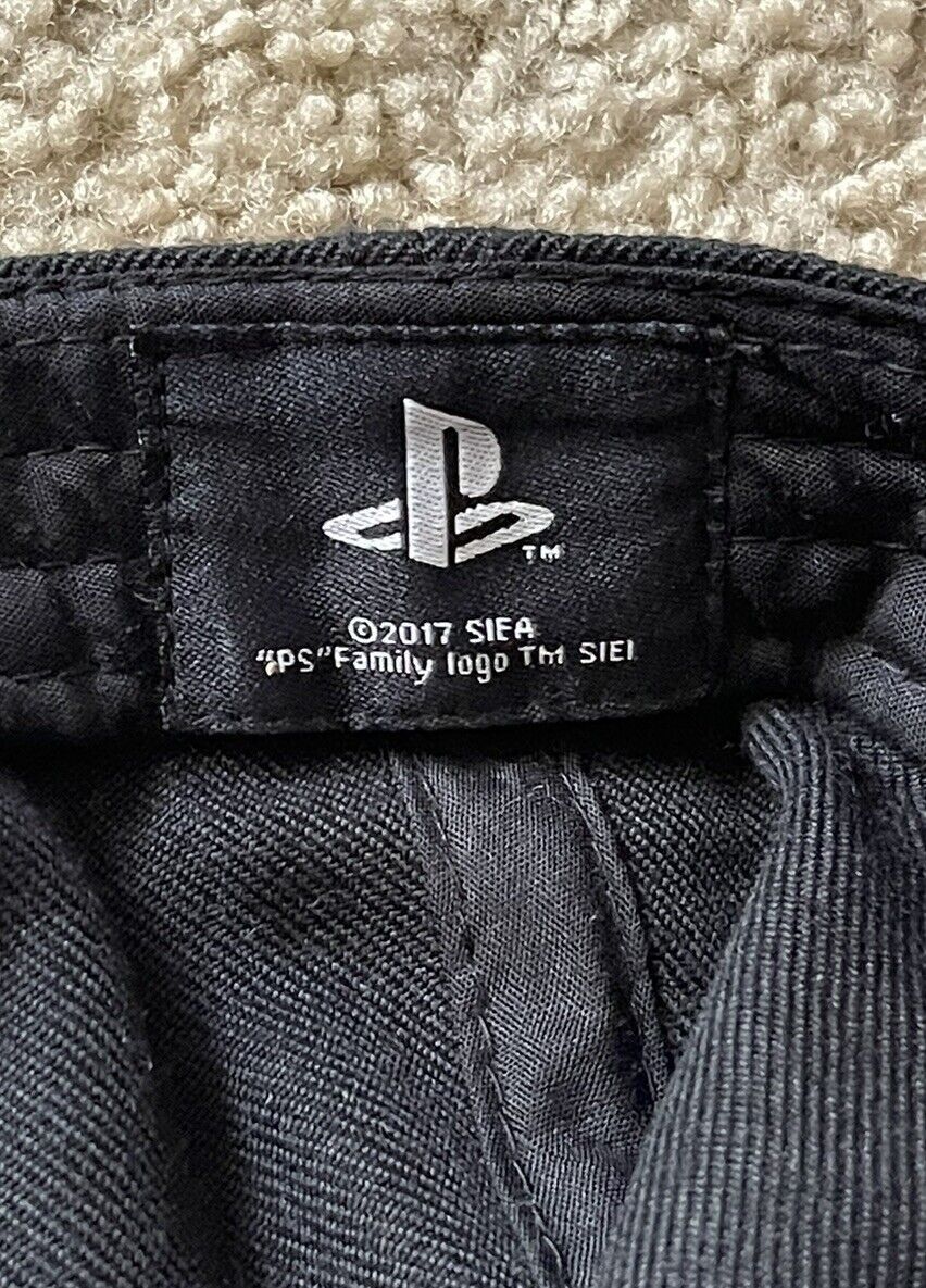 Playstation × Vintage Sony PlayStation Logo Snapback Hat 2017 Embroidered Black Size ONE SIZE - 6 Thumbnail