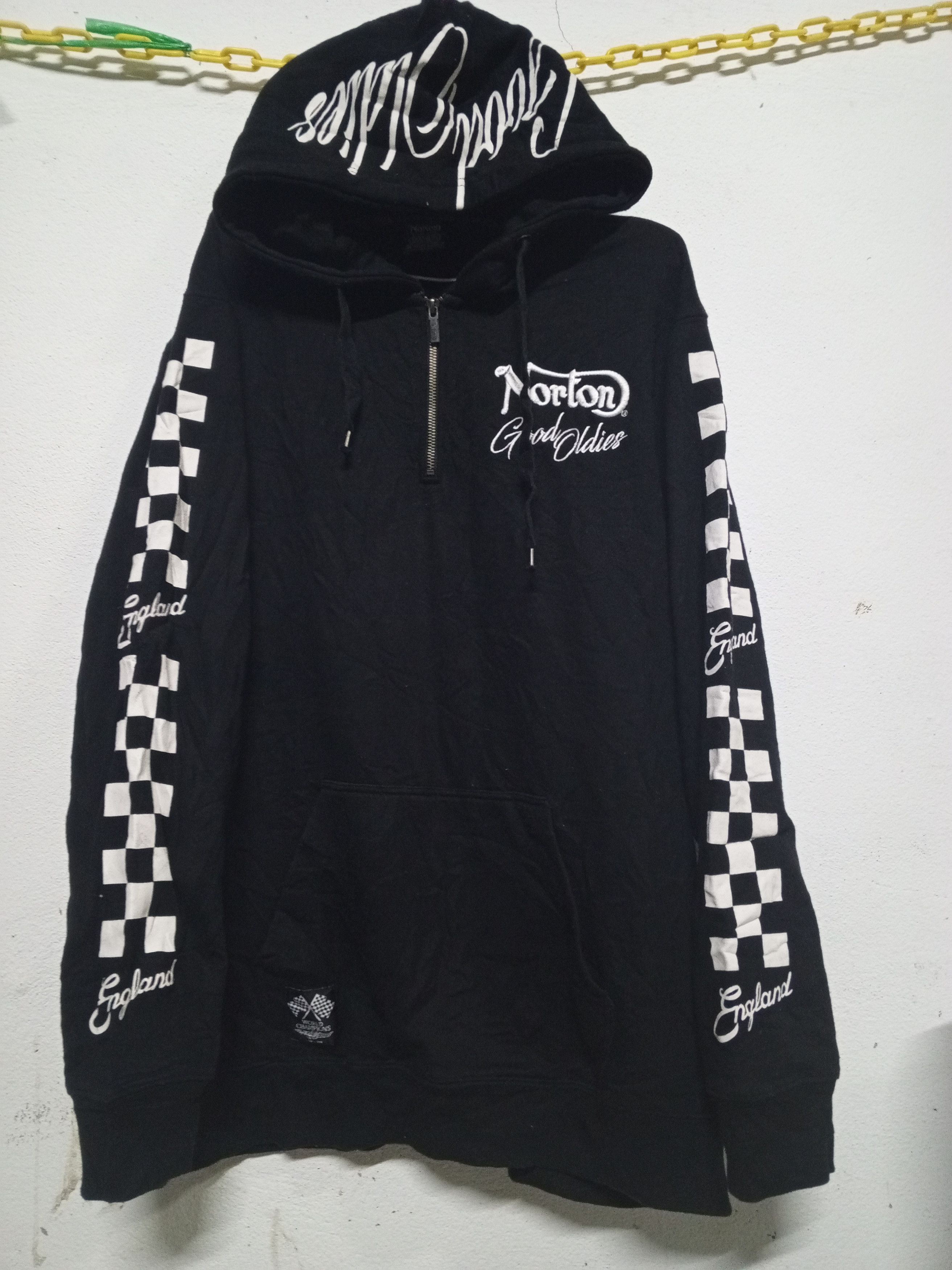 Norton NORTON ENGLAND HALPZIP HODDIE BLACK Size US XL / EU 56 / 4 - 2 Thumbnail