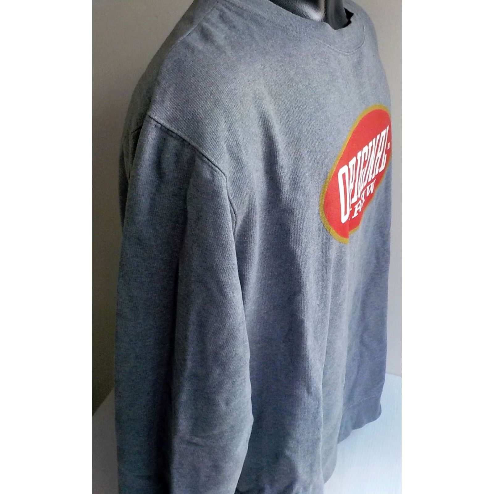 Vintage VINTAGE ORIGINAL KR3W Crewneck Sweatshirt Gray XL Men Sweatshirt KR3W Red Circle Front Pullover 80% Cotton 20% Polyester Mens Size US XL / EU 56 / 4 - 3 Thumbnail