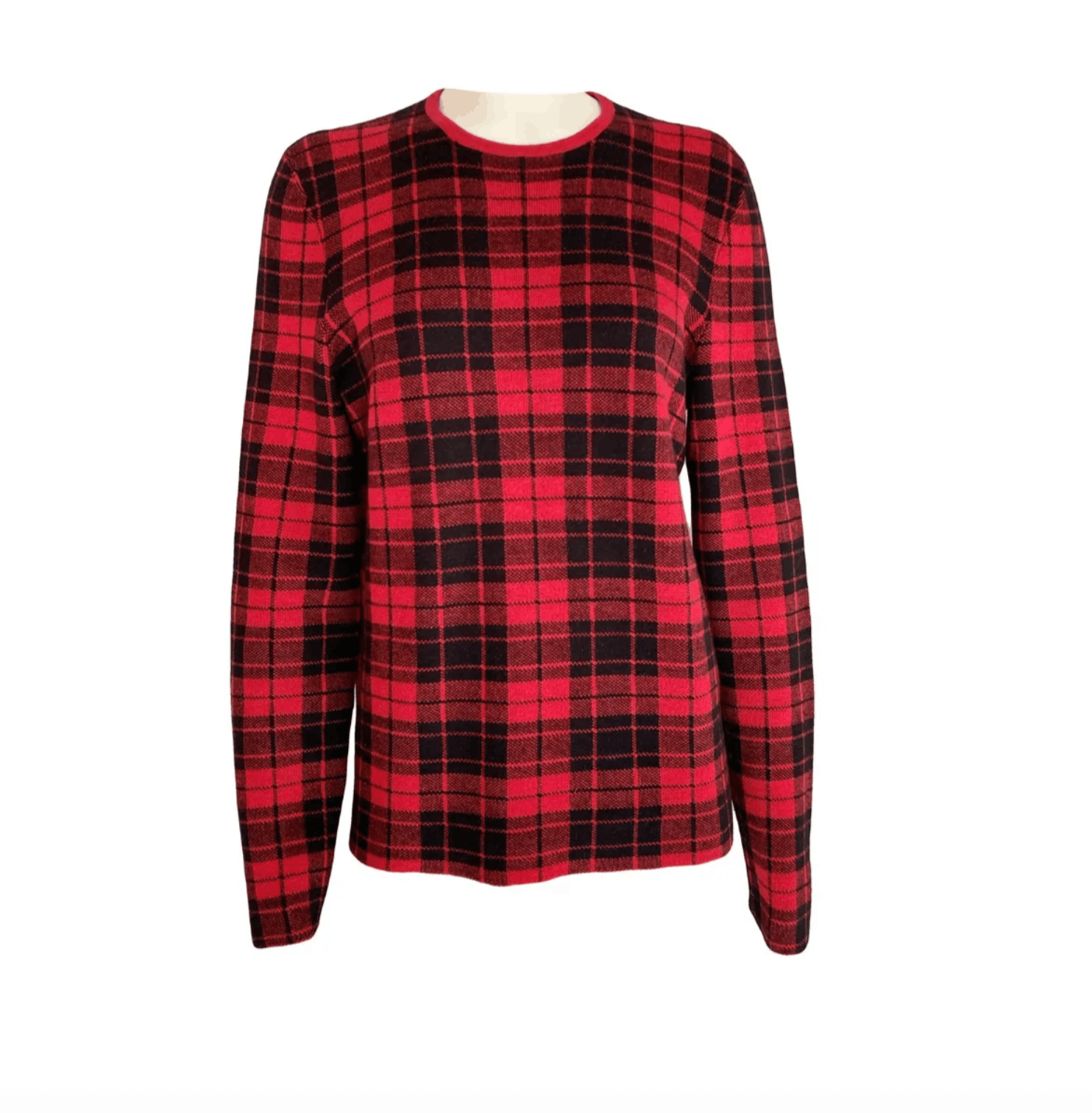 Hugo Boss unisex tartan sweater Size M / US 6-8 / IT 42-44 - 1 Thumbnail