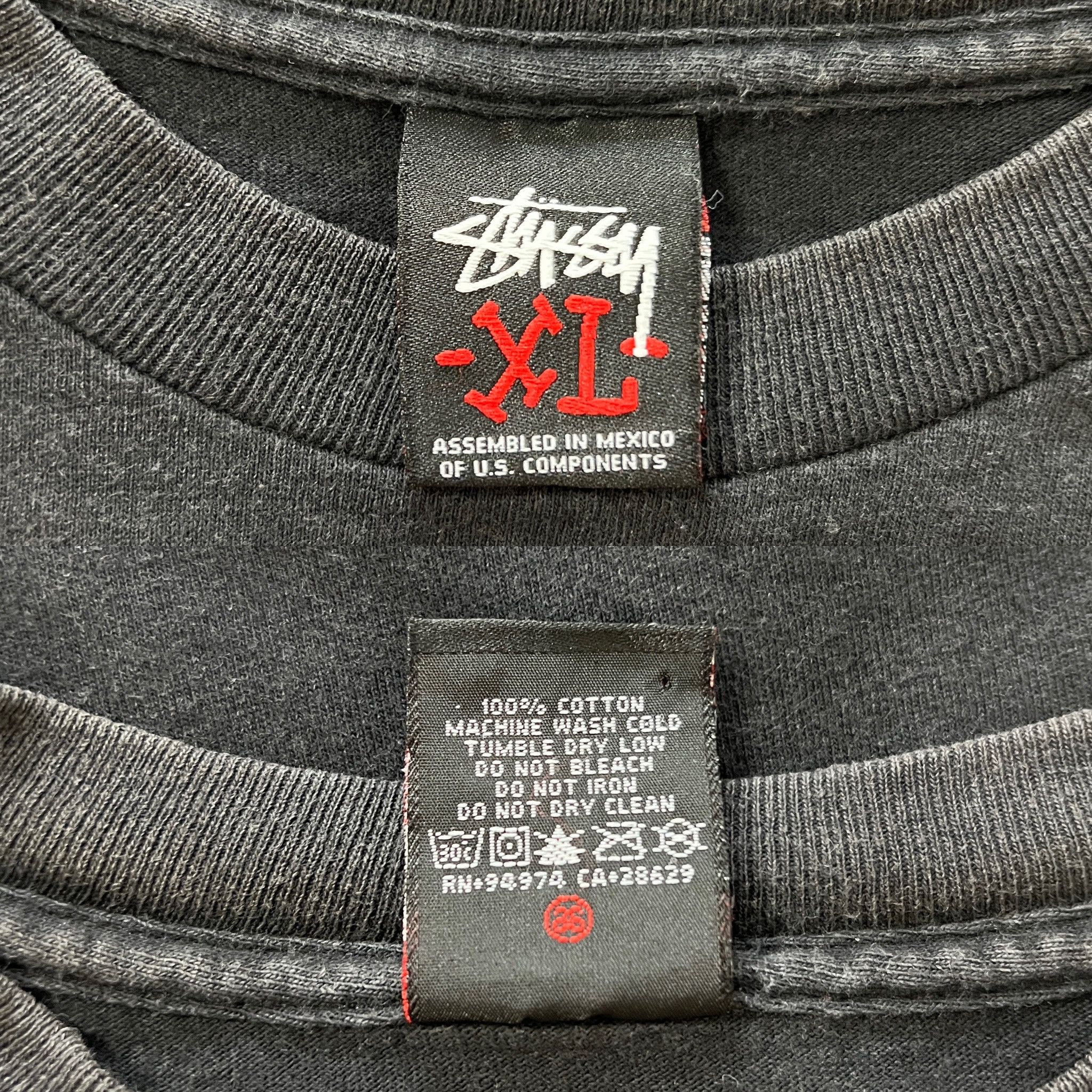 Stussy Stussy 2000s Bone Multi Graphic T-shirt Size US XL / EU 56 / 4 - 5 Thumbnail
