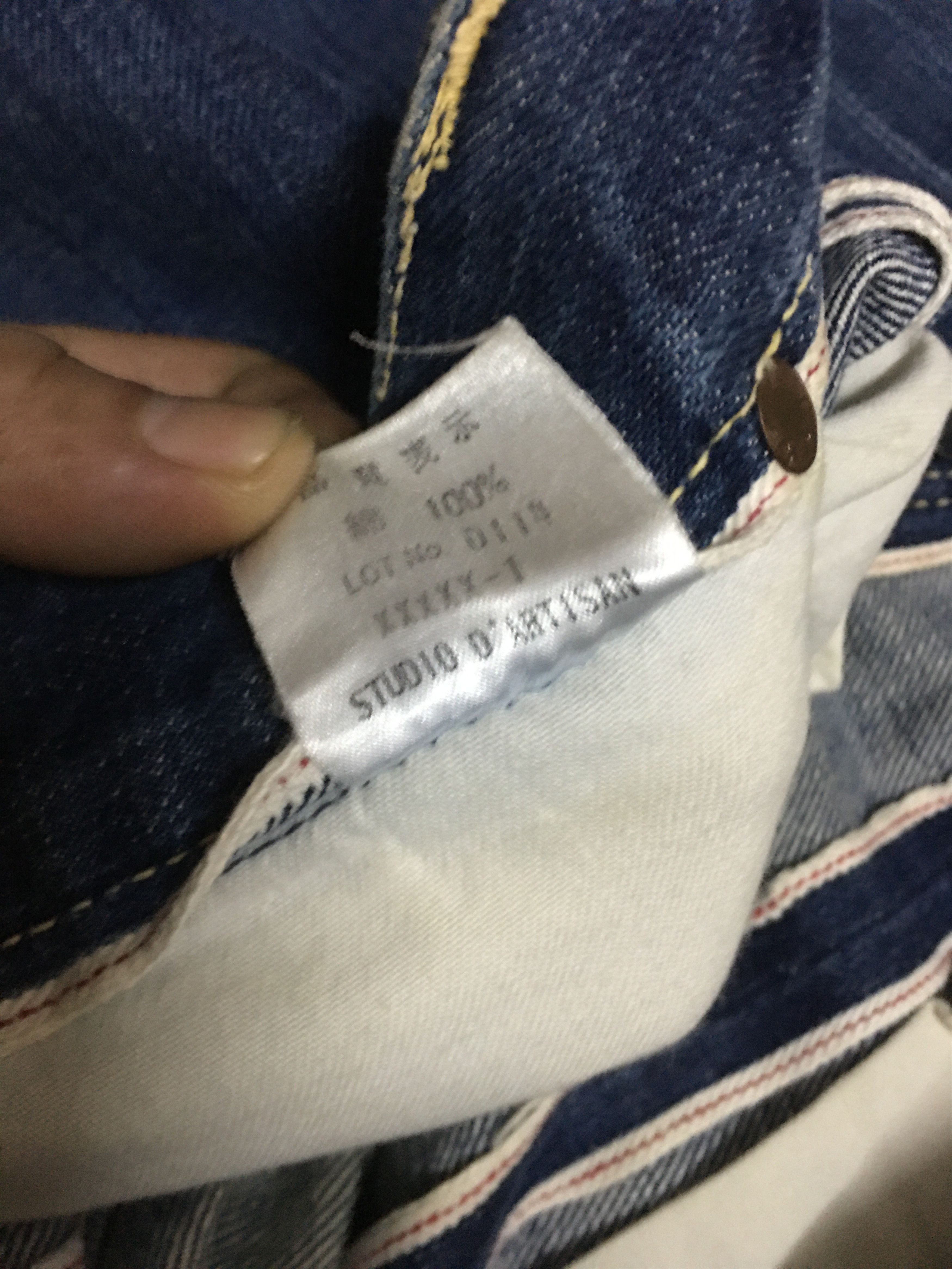Japanese Brand STUDIO D'ARTISAN Size US 29 - 12 Thumbnail