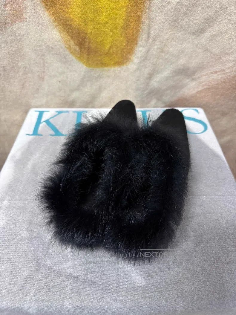 Yohji Yamamoto Yohji Yamamoto Furry Fur Lined Slippers Size US 7 / EU 40 - 3 Thumbnail